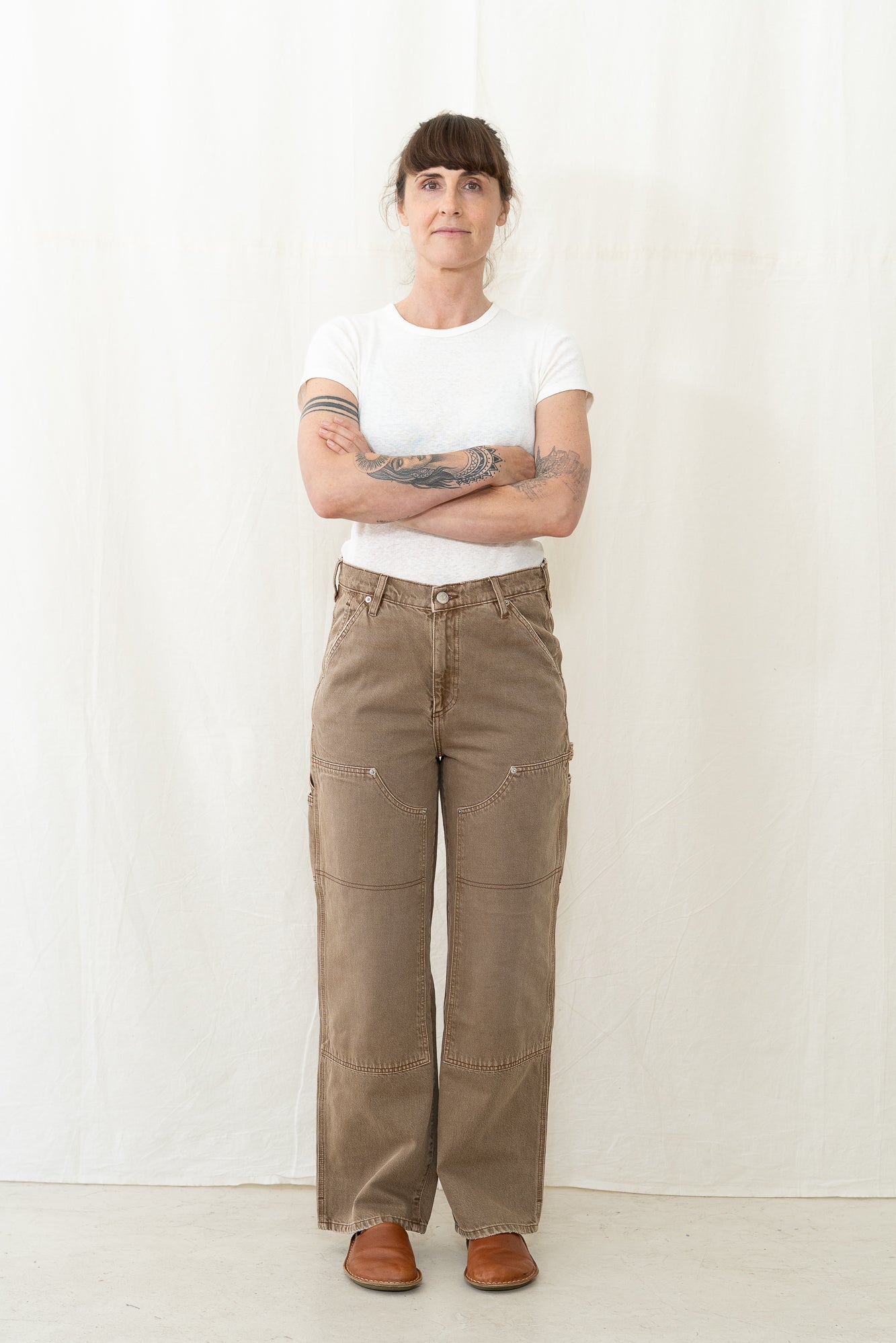 DALA Dove Carpenter Pant in Oak Brown