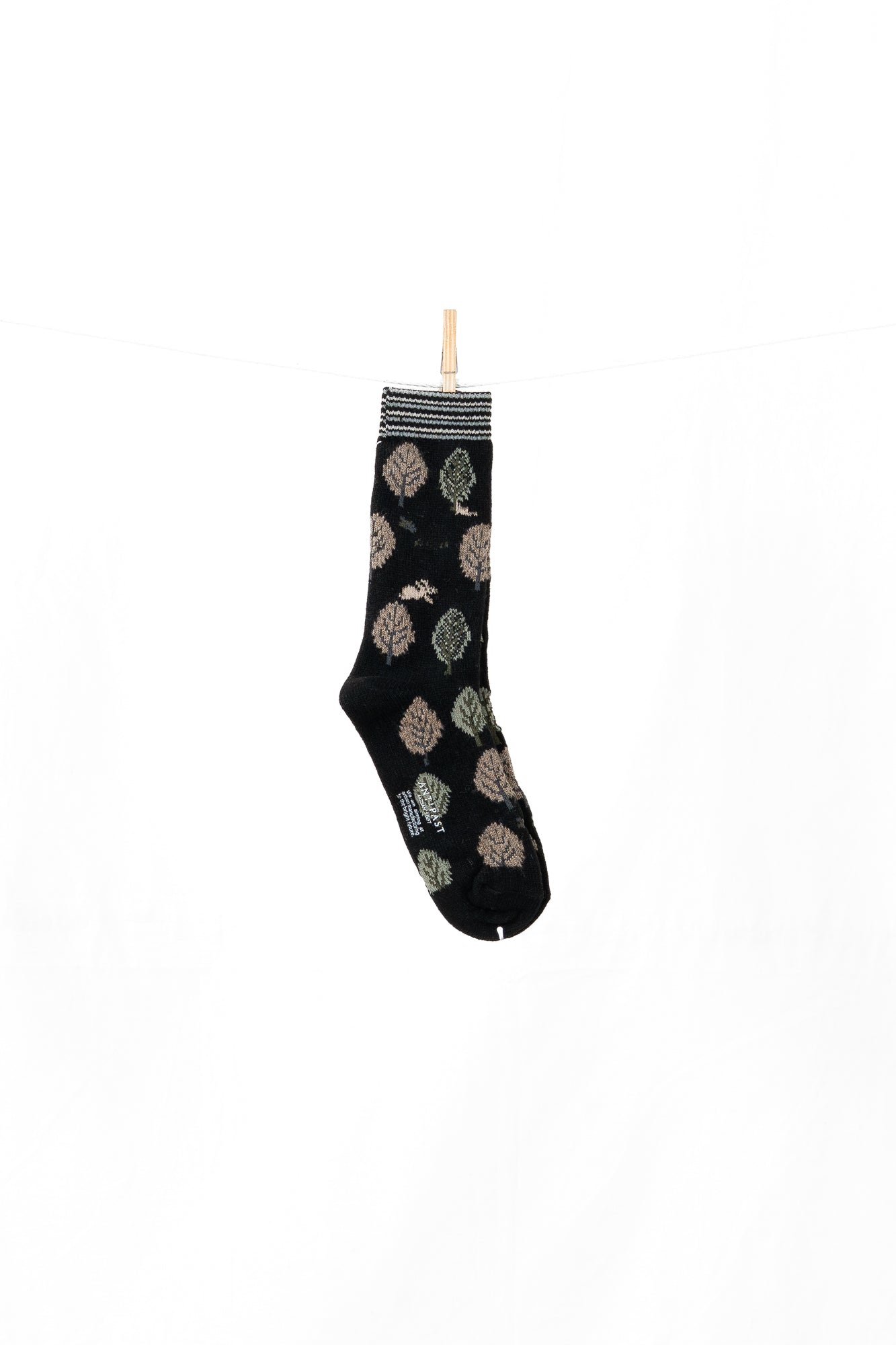 Antipast Where is Rabbit? Women's Socks - Black