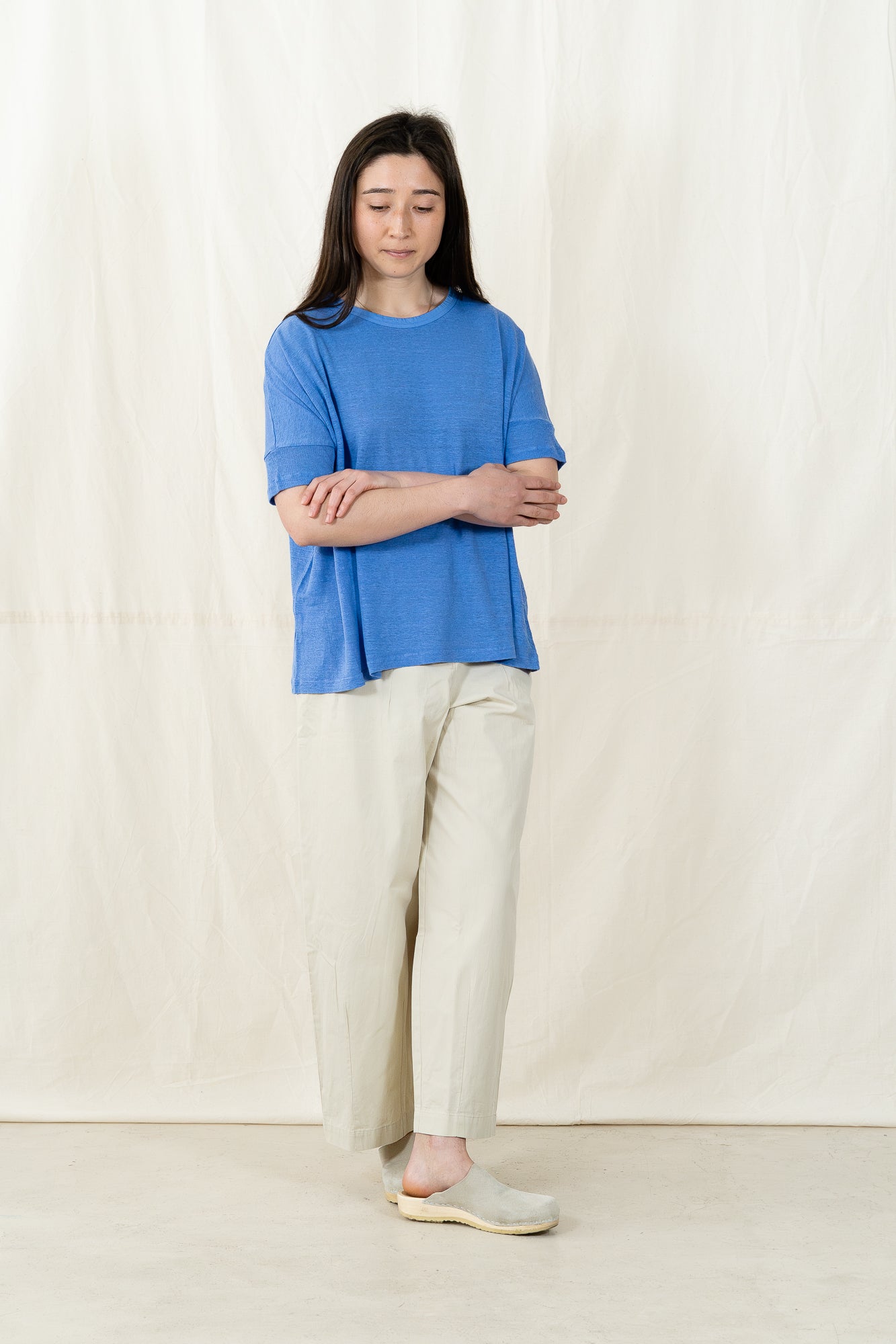 V::Room Hemp Jersey Oversized SS Crew