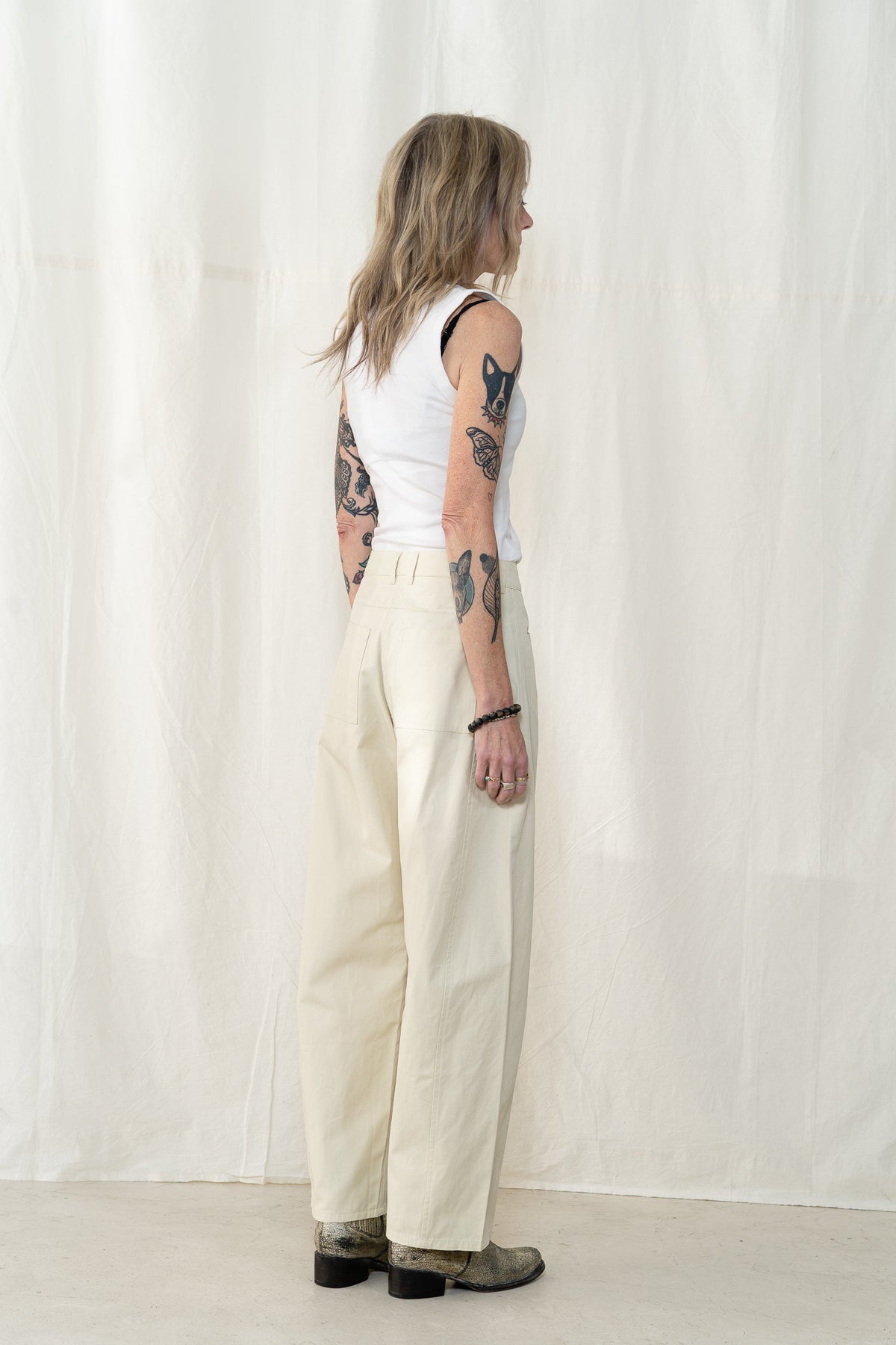 KLOKE Nacre Pant in Stone