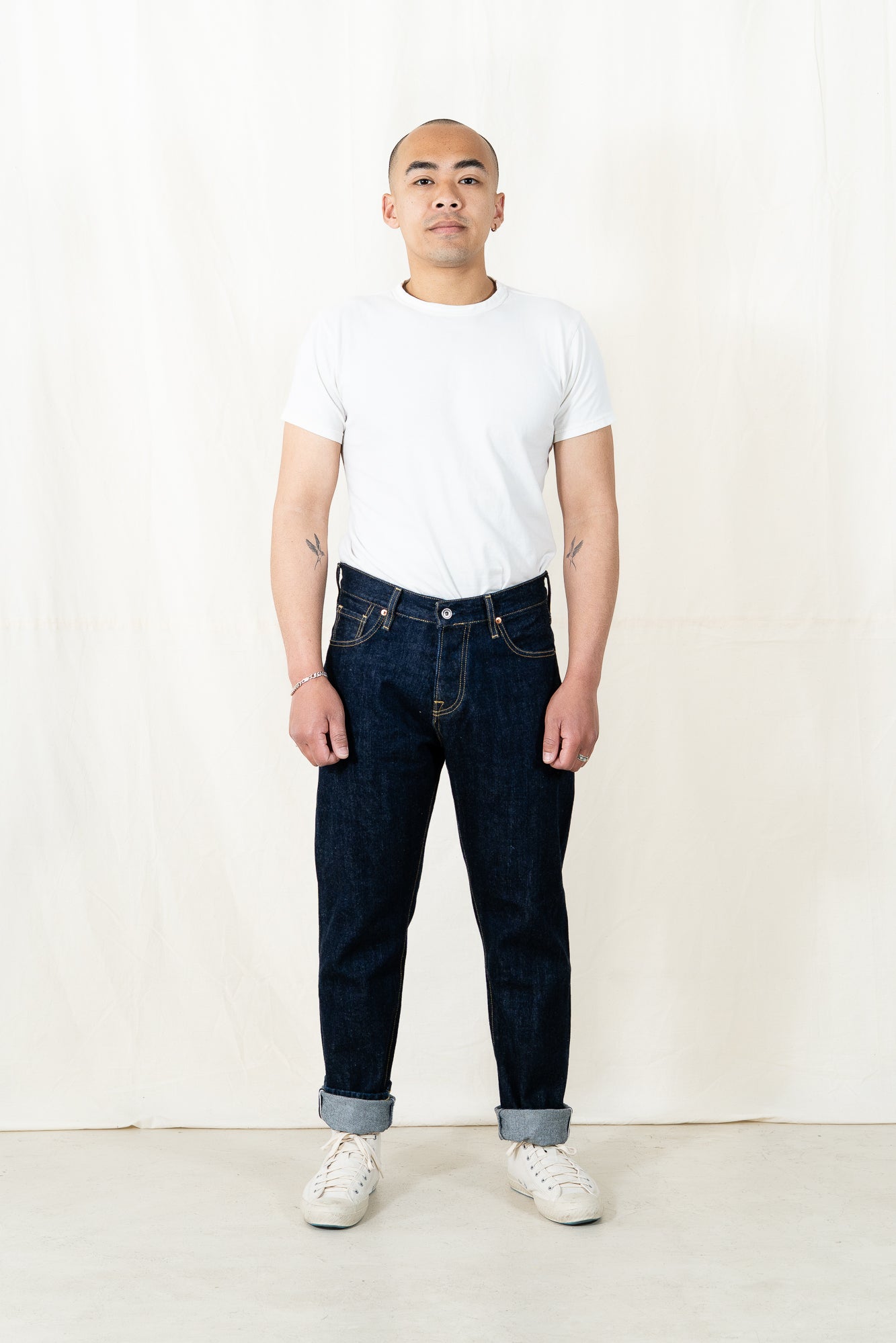 C.O.F. Studio M5 Straight Kuroki Rinsed Denim