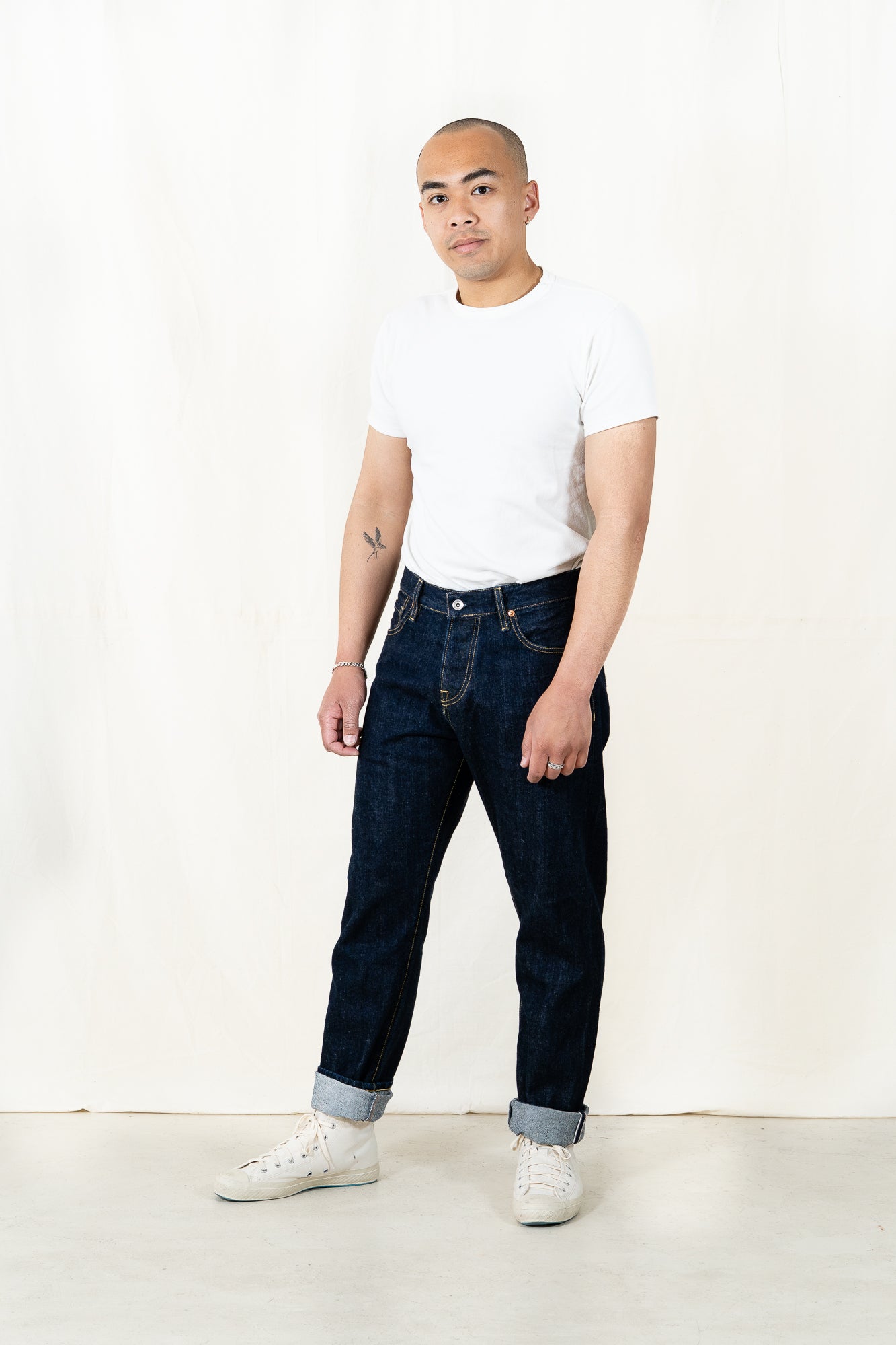 C.O.F. Studio M5 Straight Kuroki Rinsed Denim