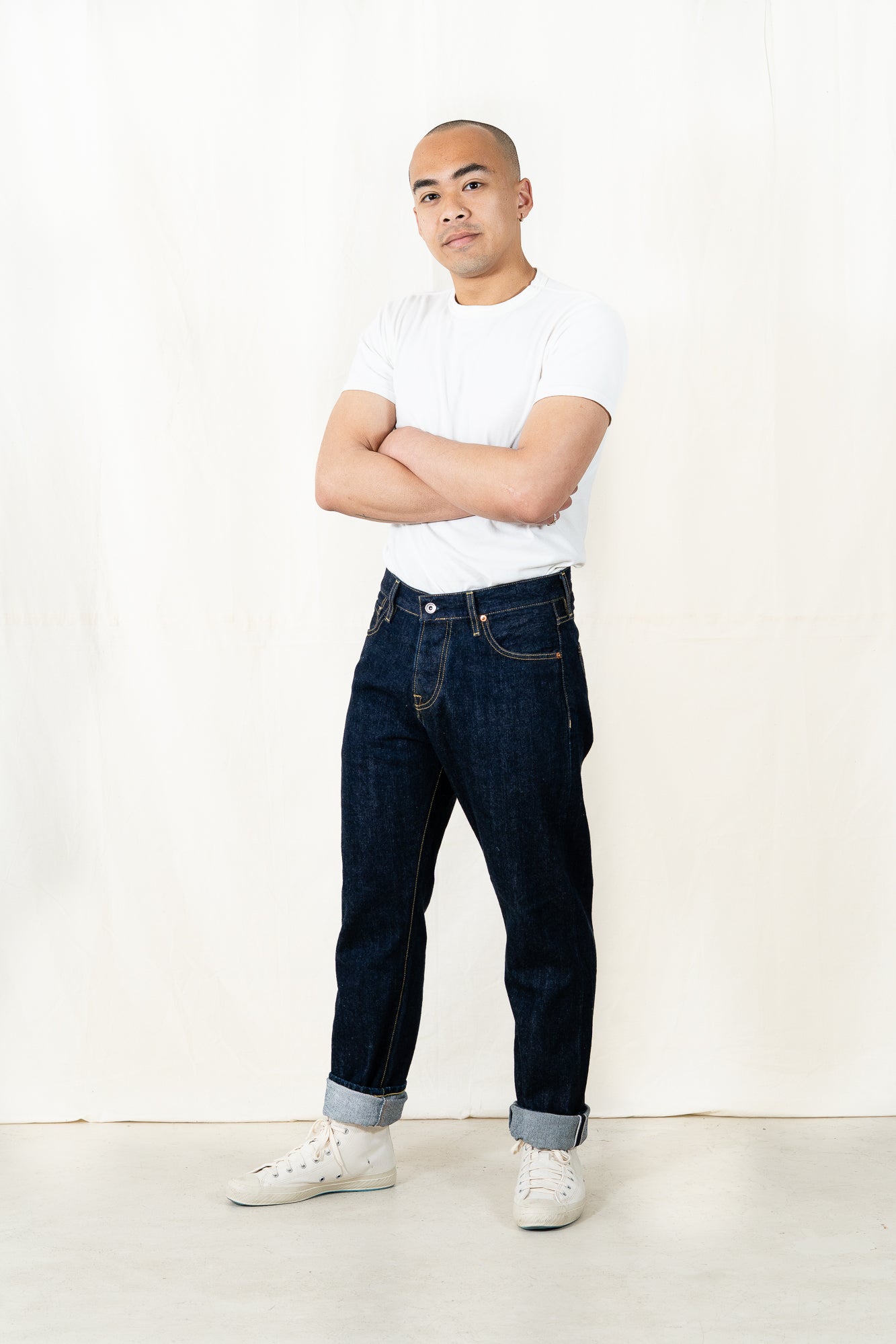 C.O.F. Studio M5 Straight Kuroki Rinsed Denim