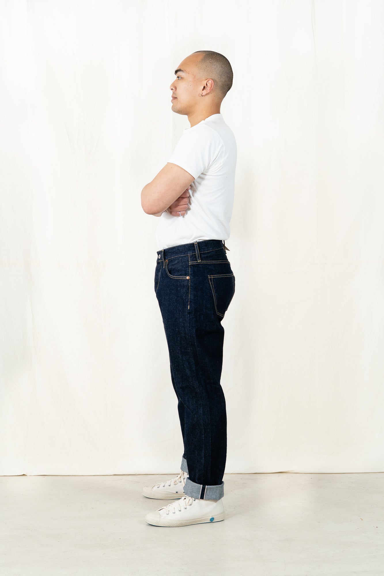 C.O.F. Studio M5 Straight Kuroki Rinsed Denim