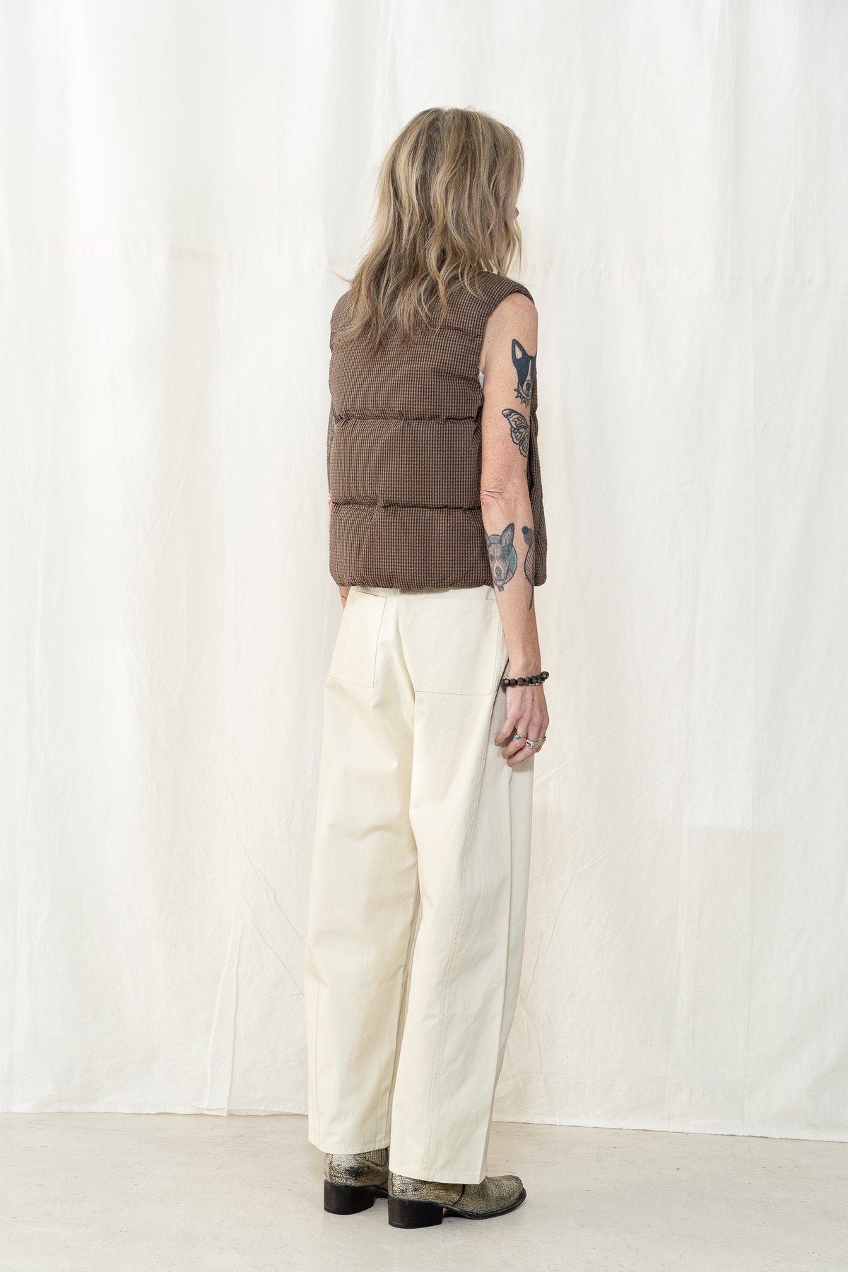 KLOKE Static Quilted Vest in Cocoa