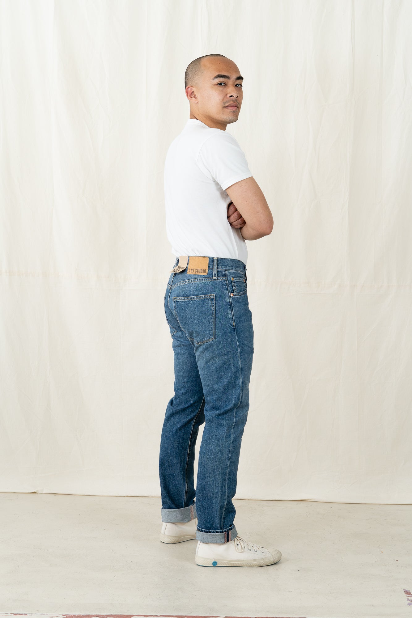C.O.F. Studio M8 11oz Denim Authentic Aged