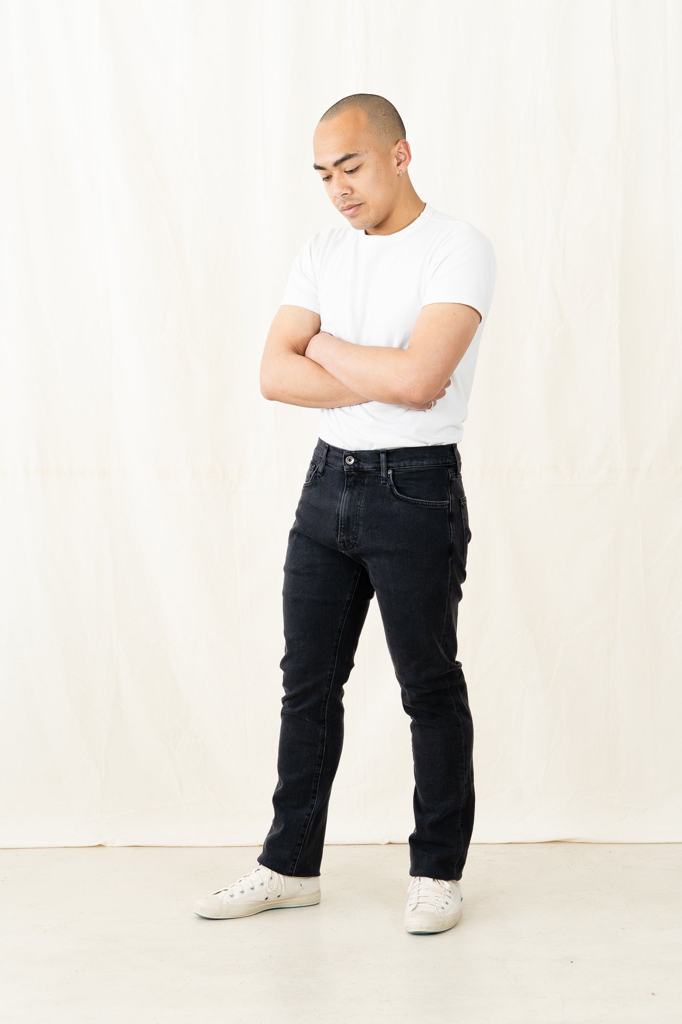 C.O.F. M8 Straight Comfort Used Black Jean