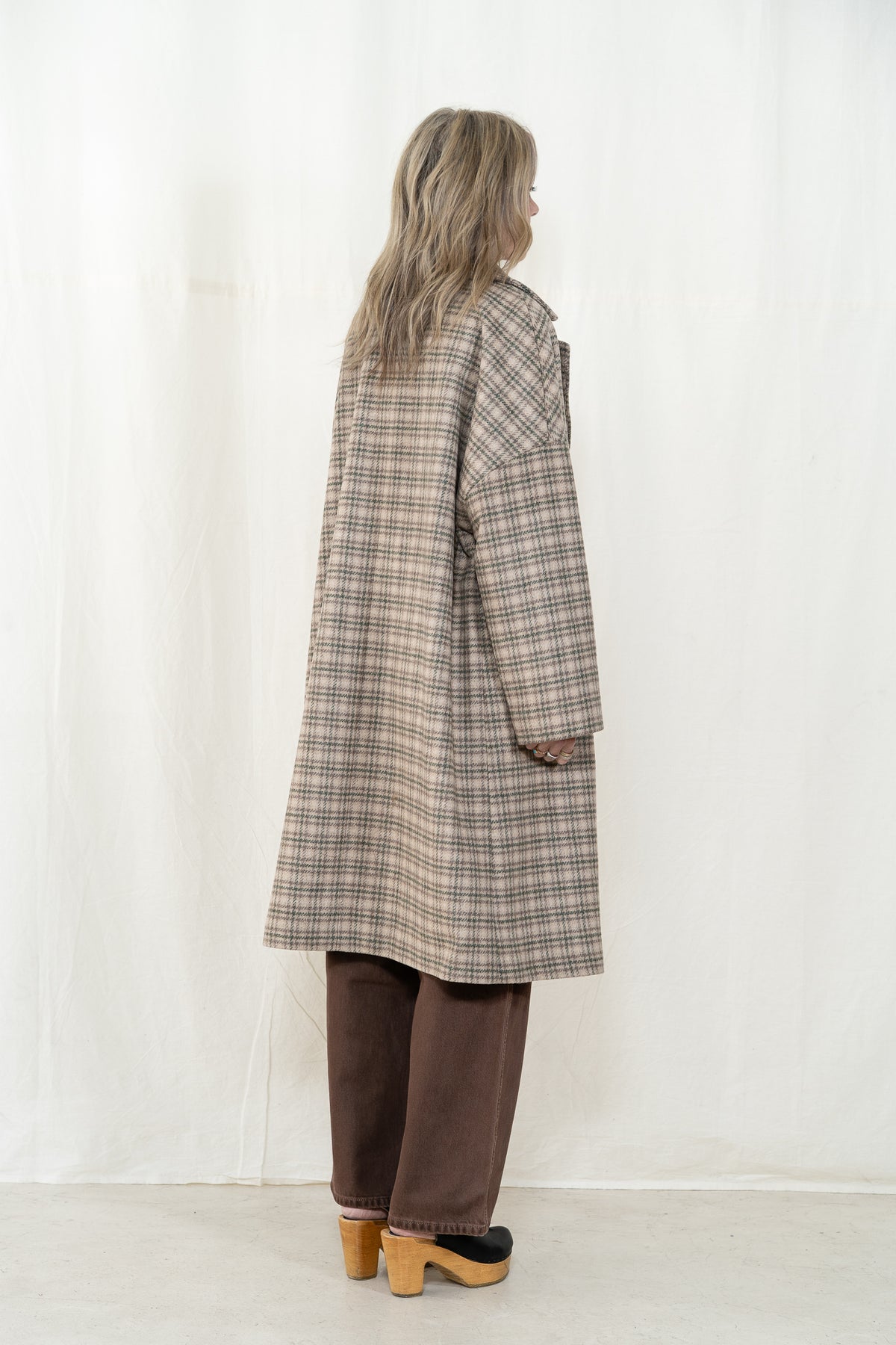 Rita Row Hyat Coat in Checkered