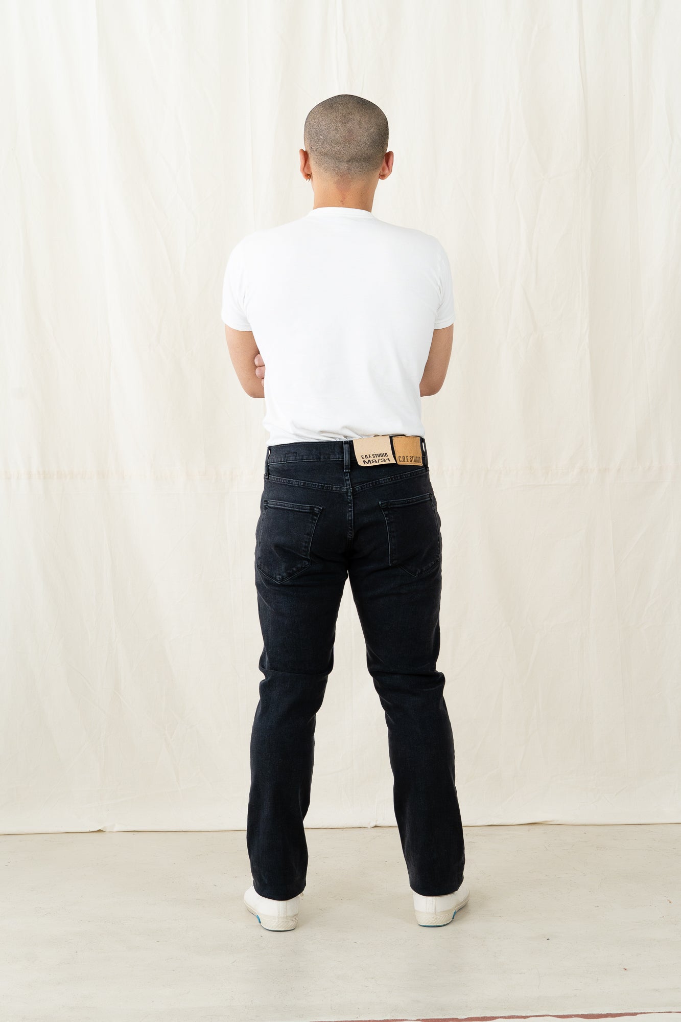 C.O.F. M8 Straight Comfort Used Black Jean
