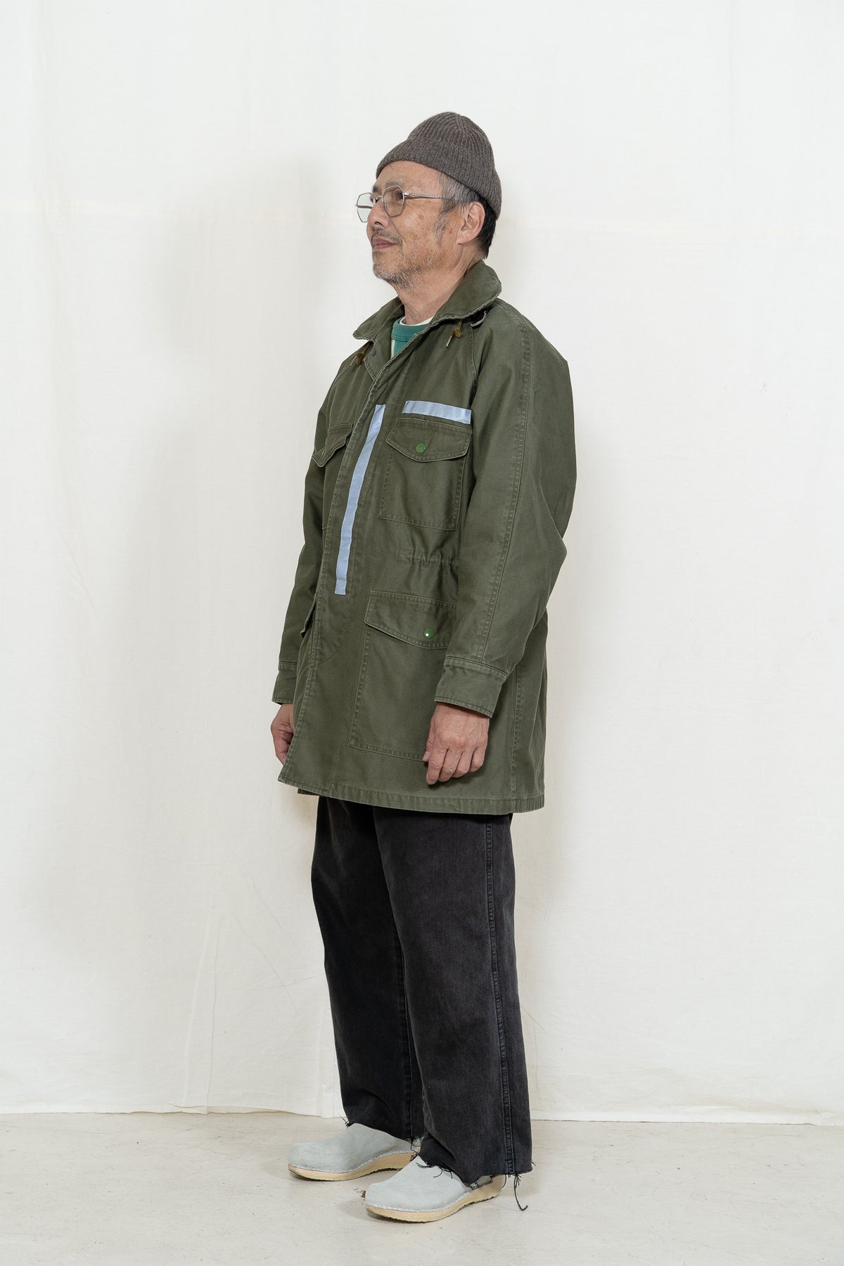Chimala Air Force Cattle Jacket in Khaki Green