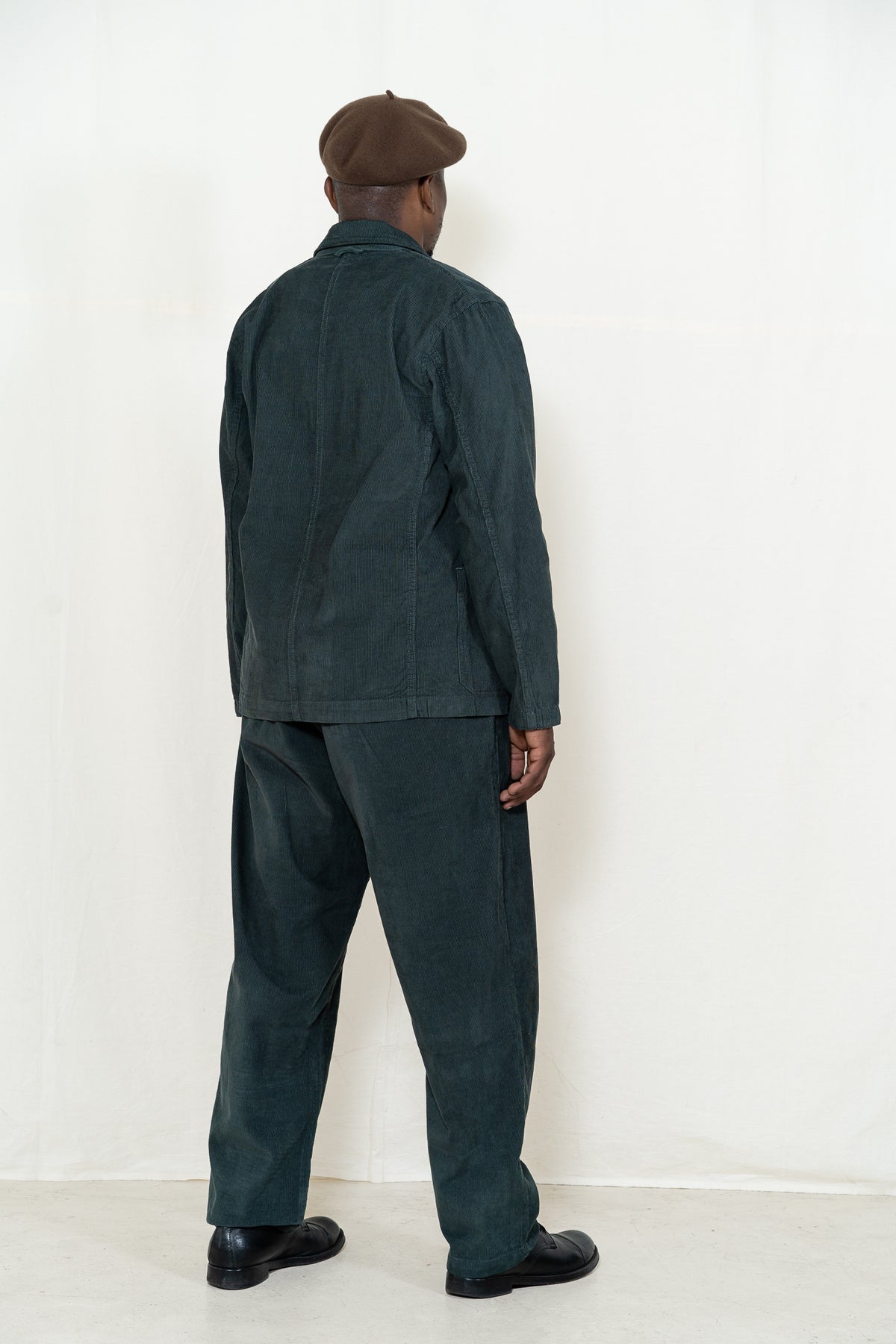 Service Works Cord Server Suit Jacket in Jewel Green