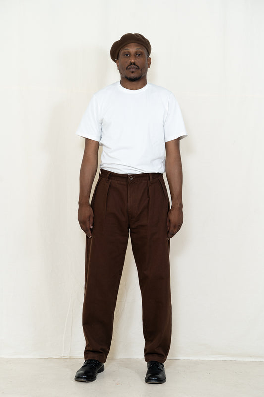 Service Works Twill Part-Timer Pants in Brown