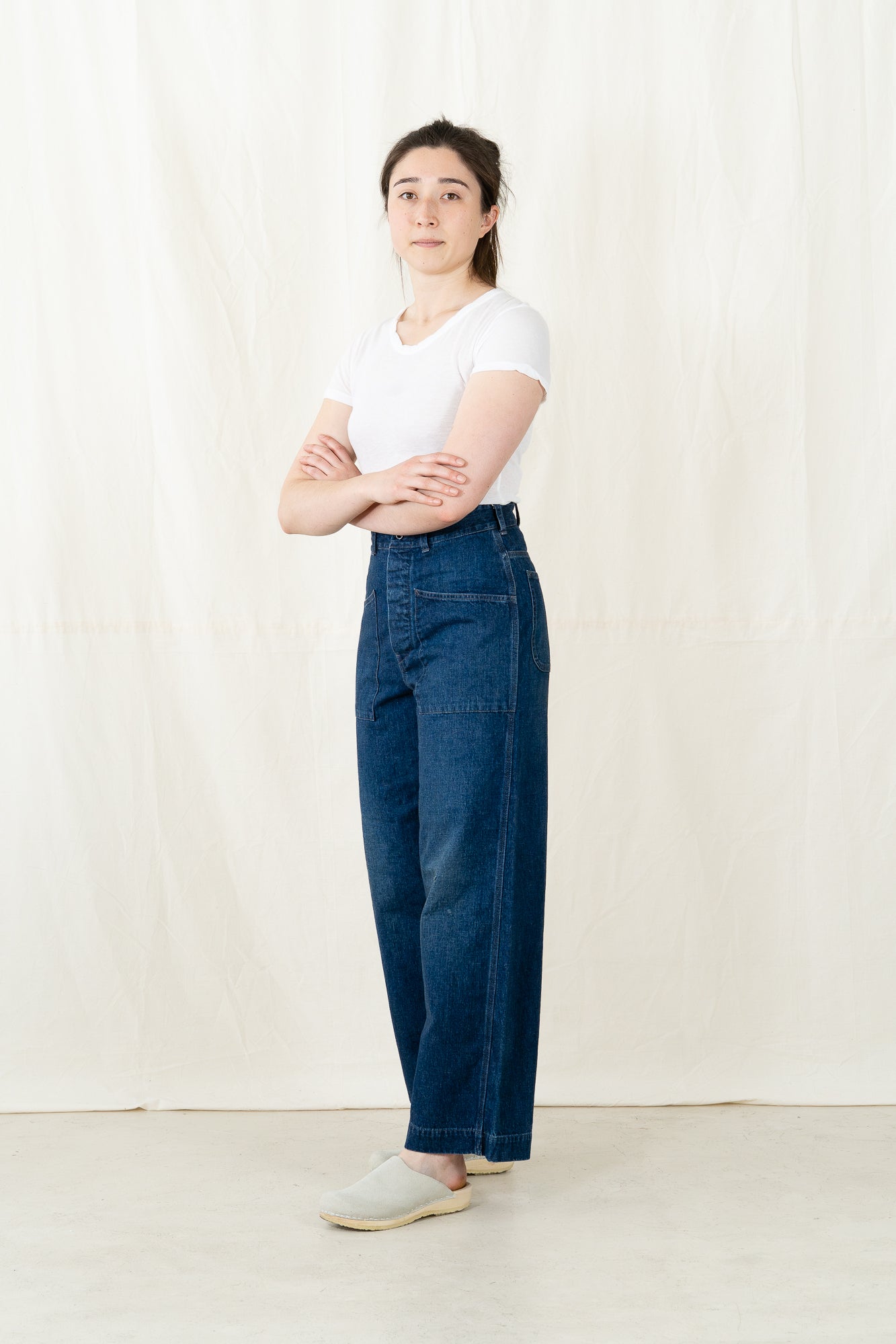 Chimala US Navy Unisex Denim Trousers