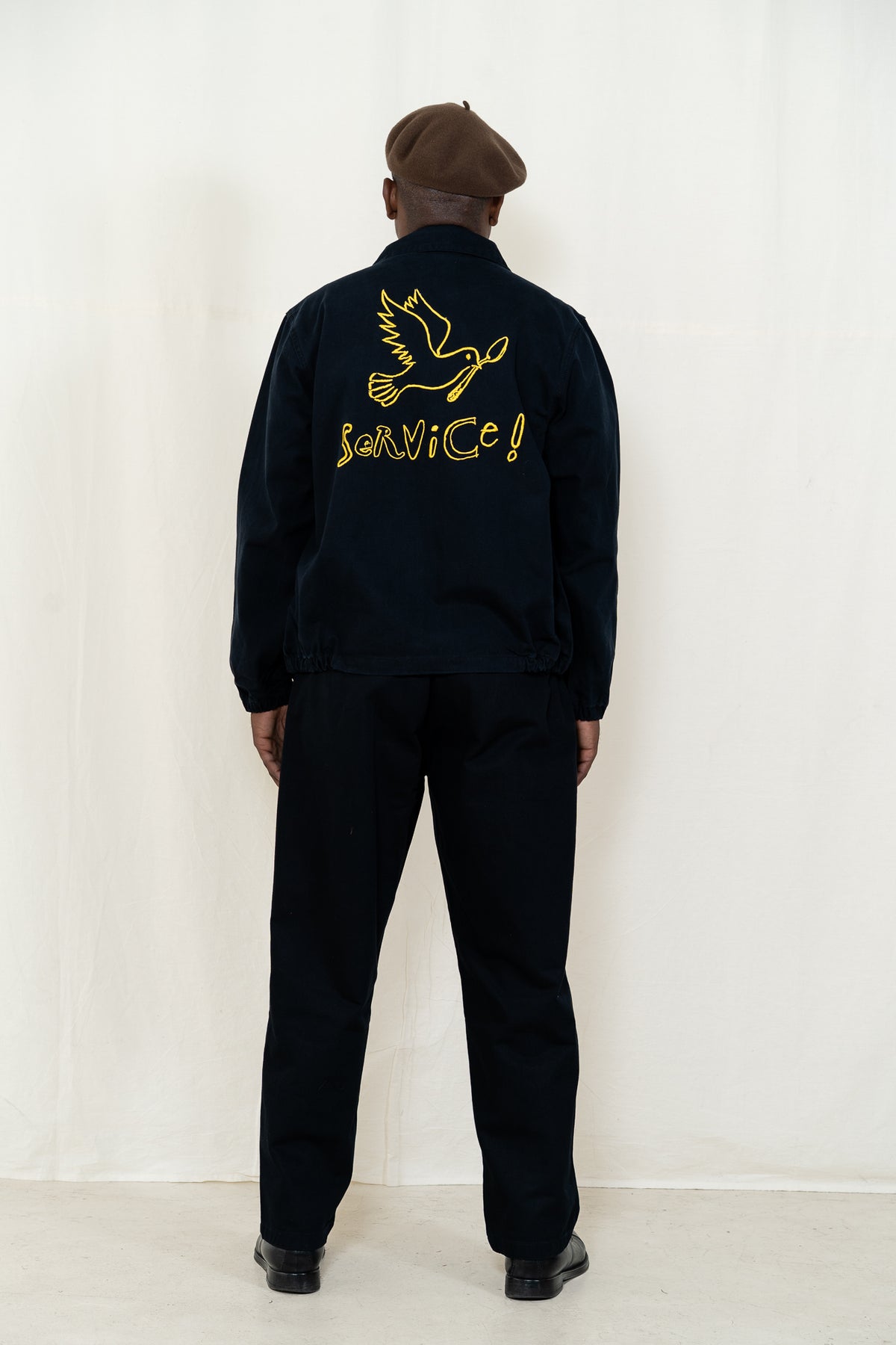 Service Works Dove Work Jacket in Black