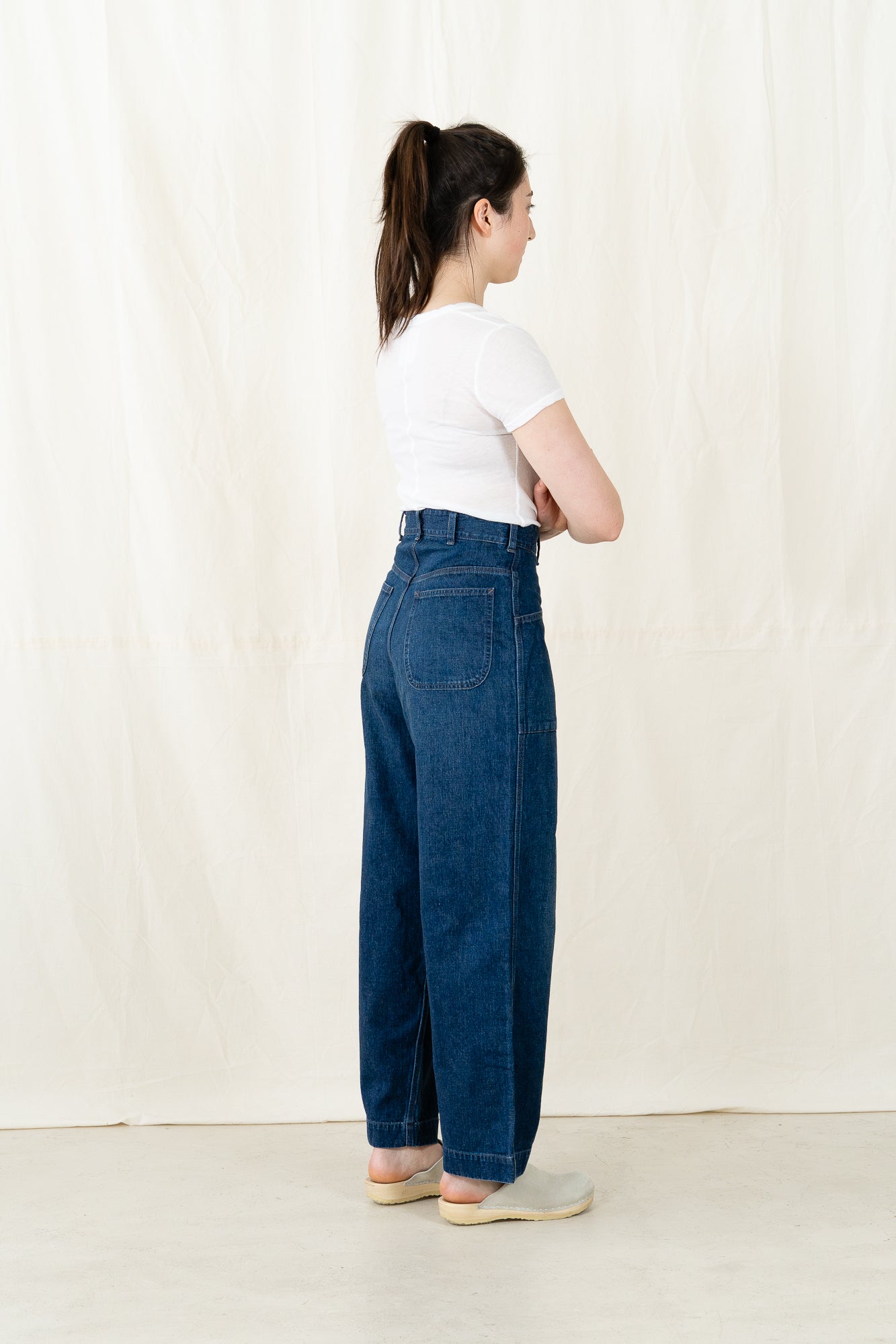 Chimala US Navy Unisex Denim Trousers