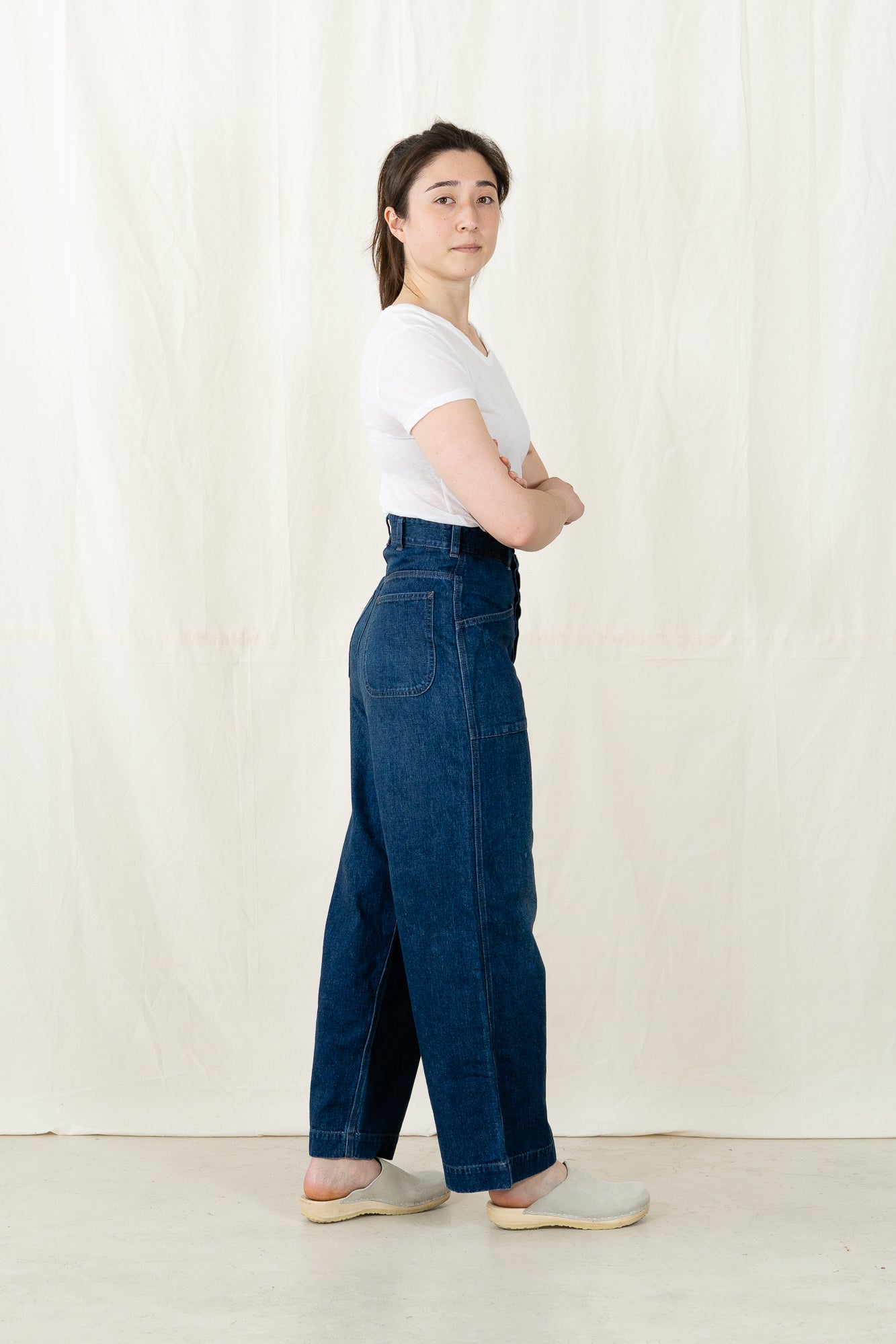 Chimala US Navy Unisex Denim Trousers