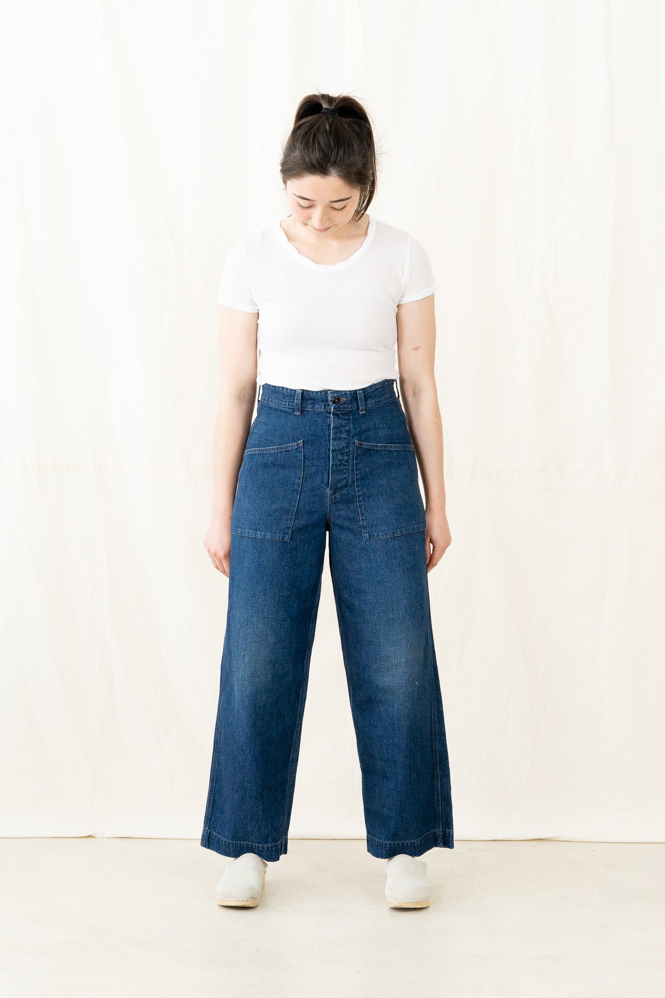 Chimala US Navy Unisex Denim Trousers