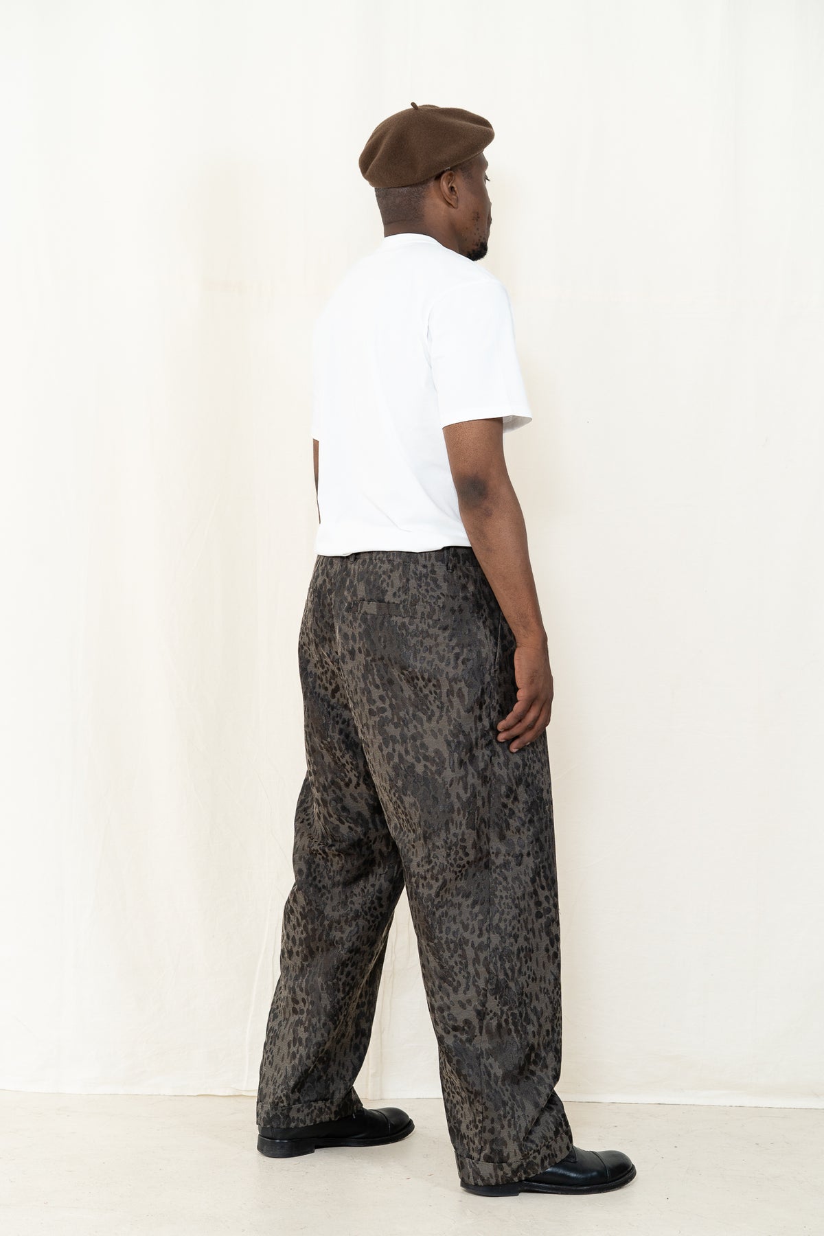 HANSEN Bobby Trouser in Camo Leopard