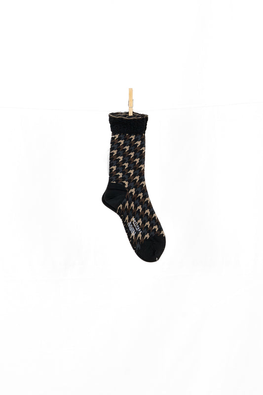 Antipast Chidori Women's Socks - Black