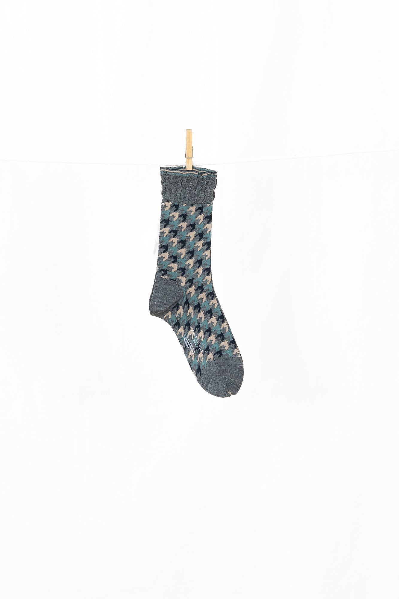 Antipast Chidori Women's Socks - Mix Grey