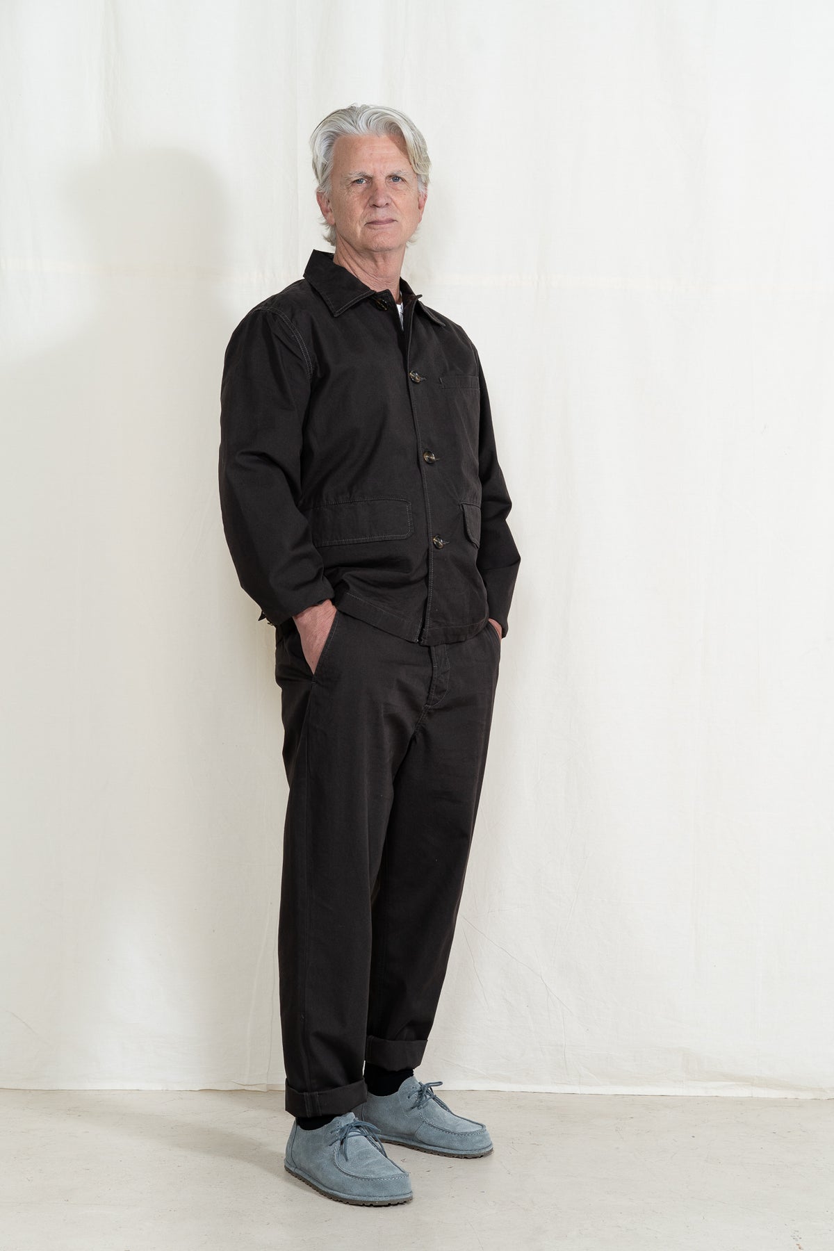 Universal Works Canvas Warmus Jacket in Brown