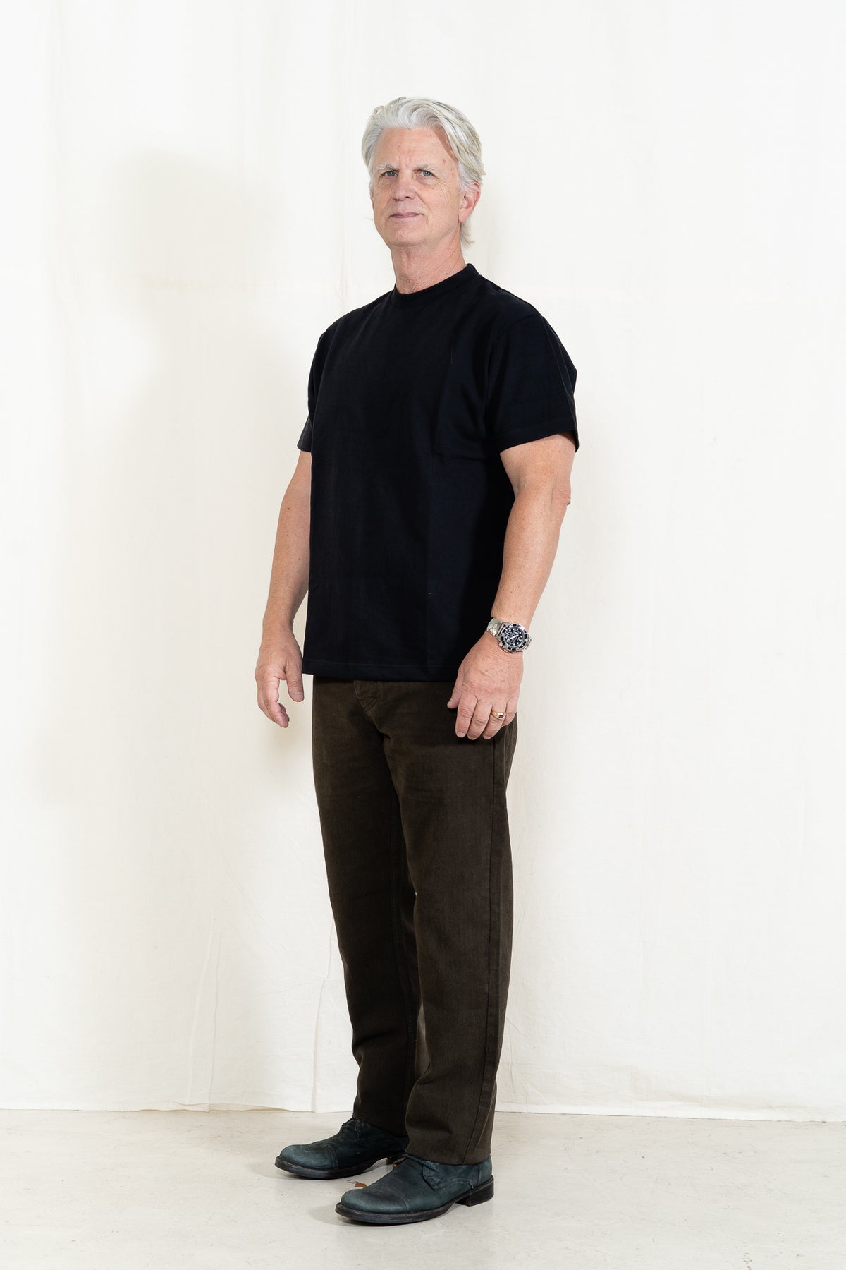 Power Goods Super Weight Tee in Black
