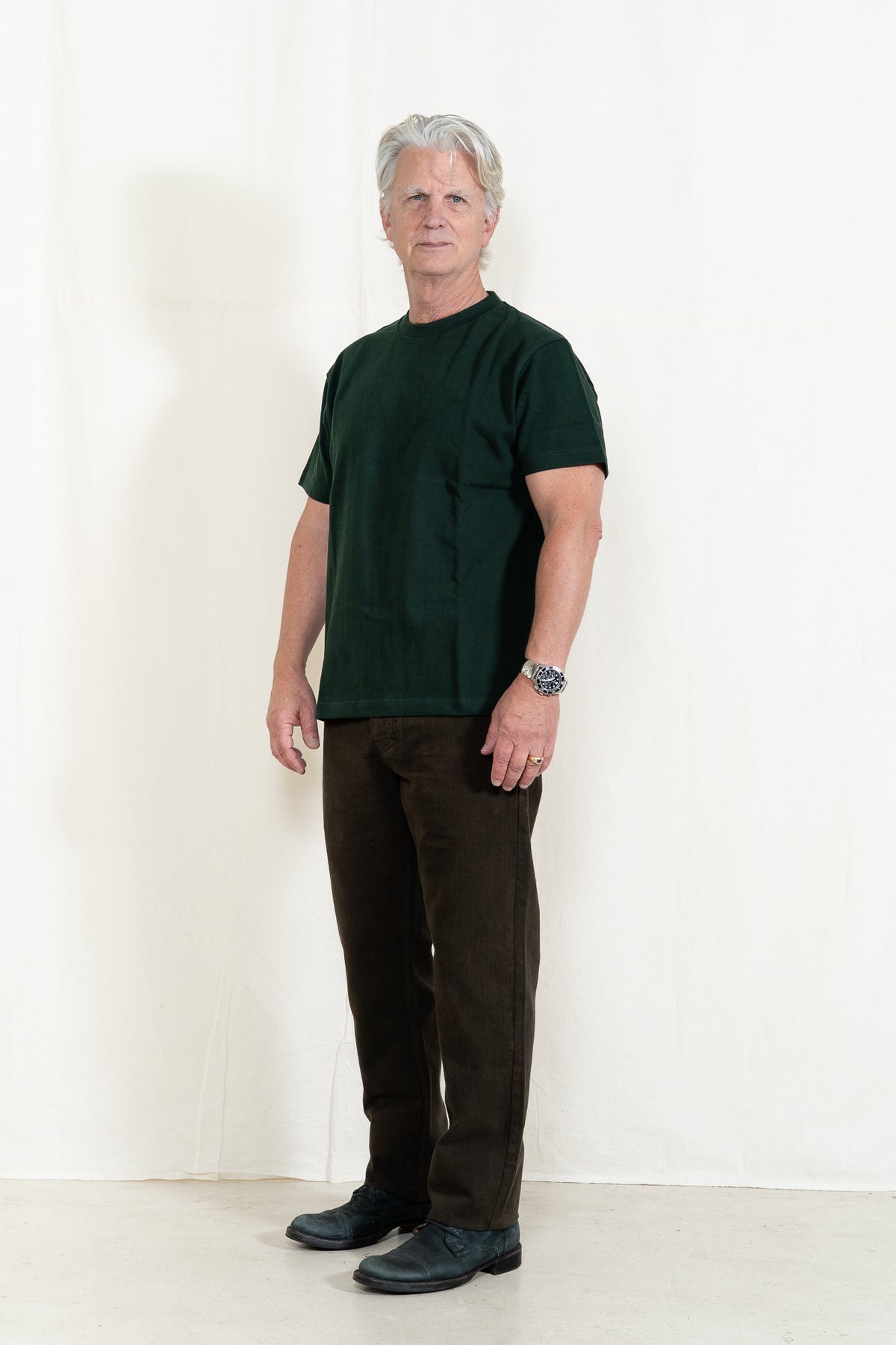 Power Goods Super Weight Tee in Forest