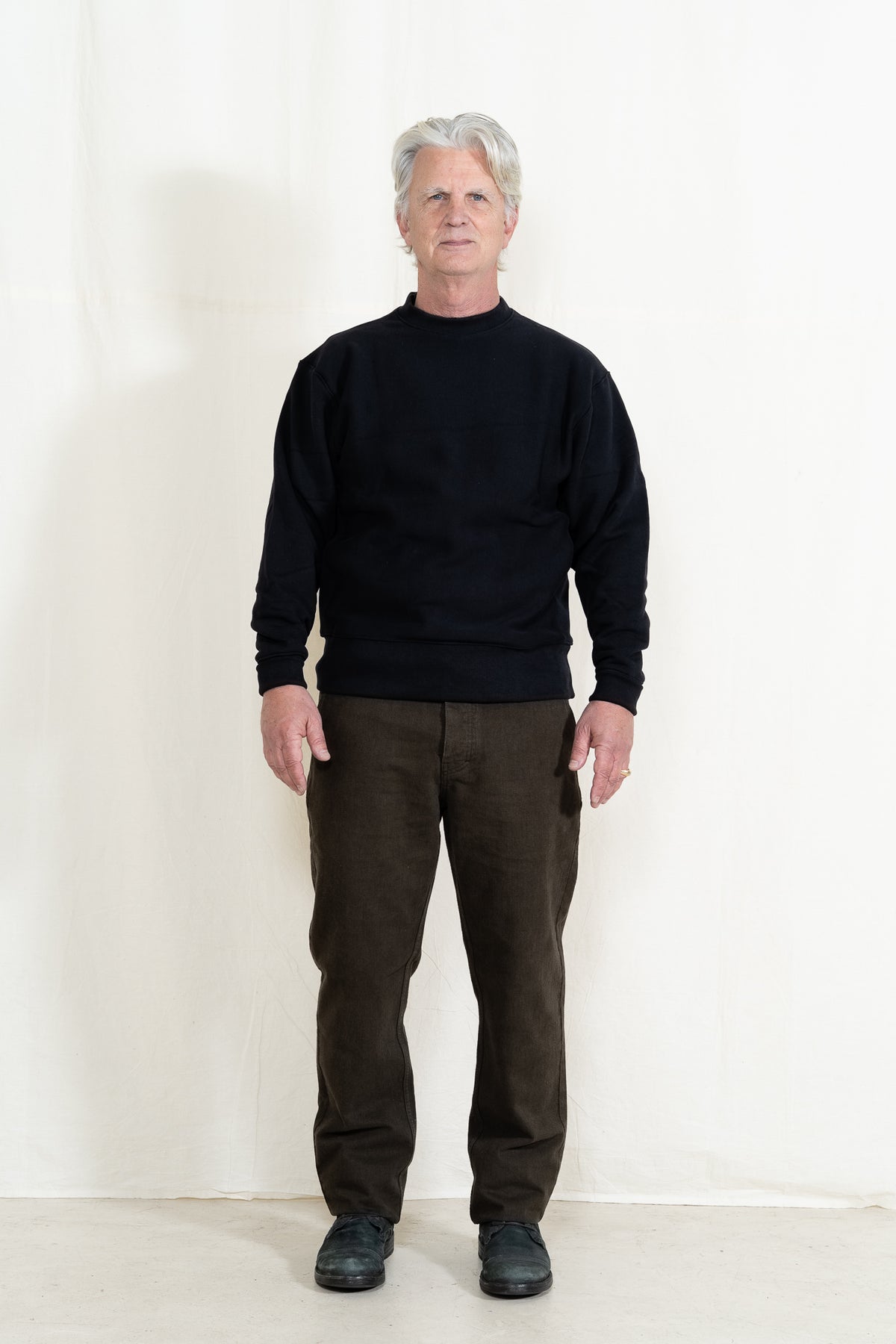 Power Goods Super Weight Crewneck in Black