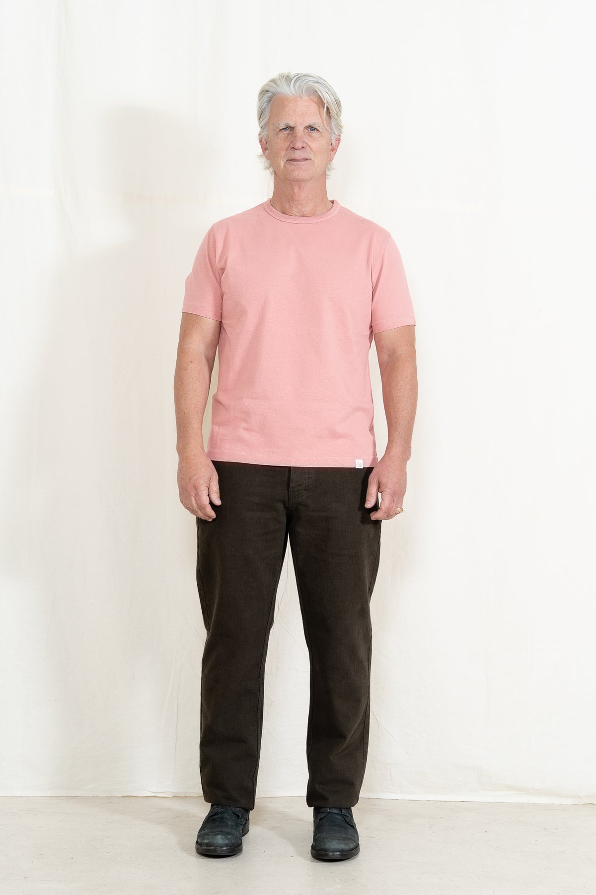 Merz b. Schwanen Classic 02 T-Shirt in Rosewood