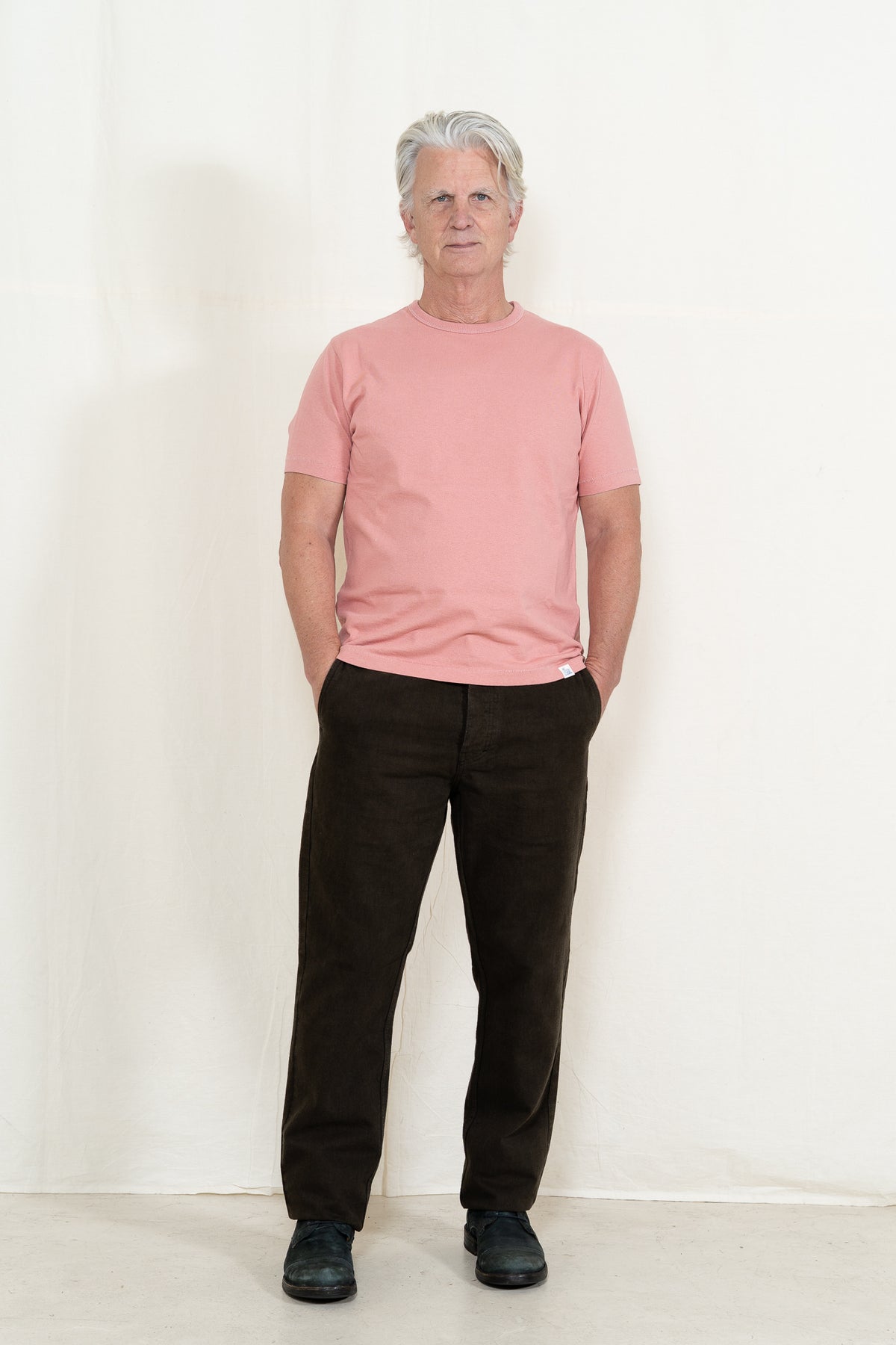 Merz b. Schwanen Classic 02 T-Shirt in Rosewood
