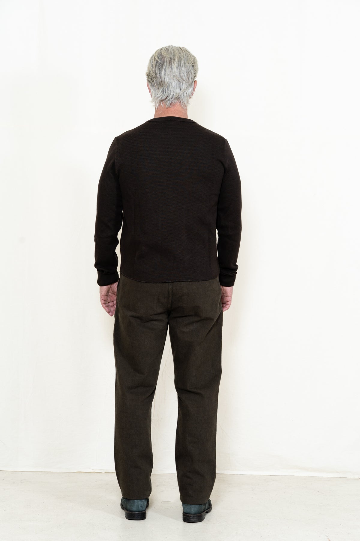 Merz b. Schwanen Thermal LS Shirt in Espresso