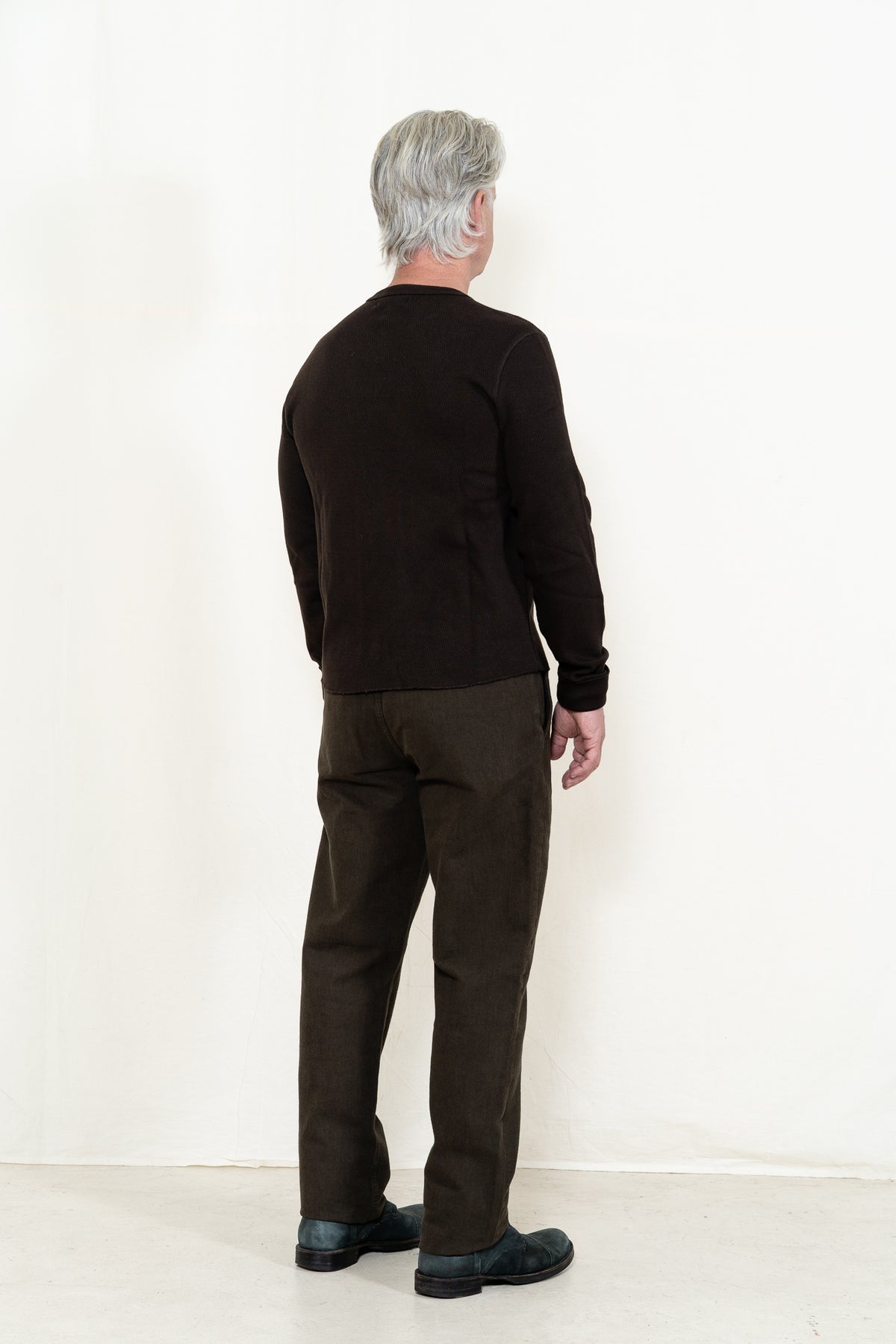 Merz b. Schwanen Thermal LS Shirt in Espresso