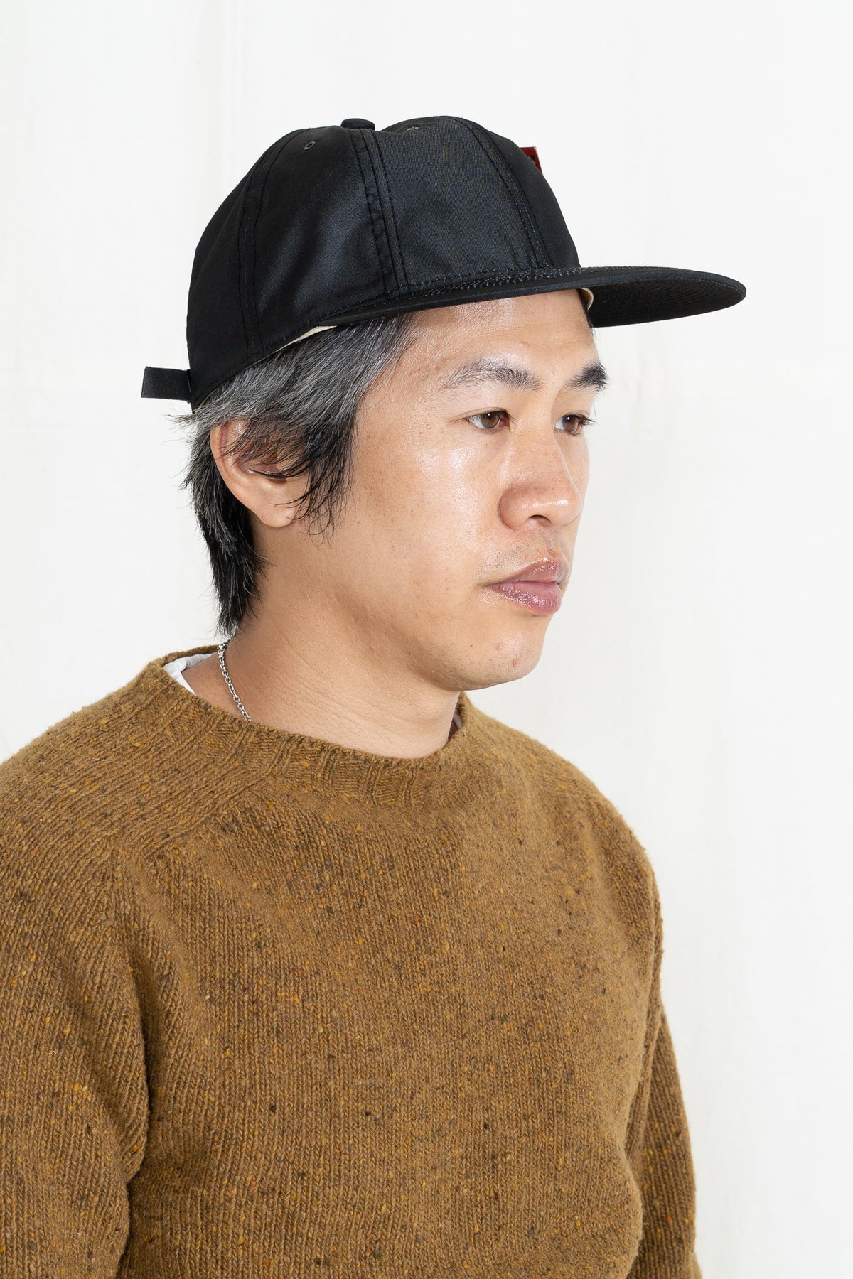 POTEN Gabardine Cap in Black