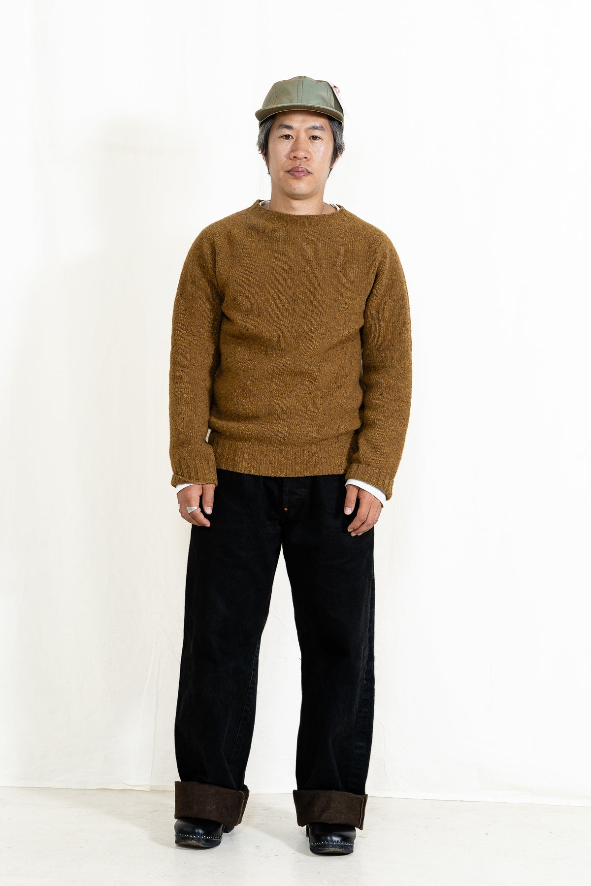 POTEN Gabardine Cap in Green