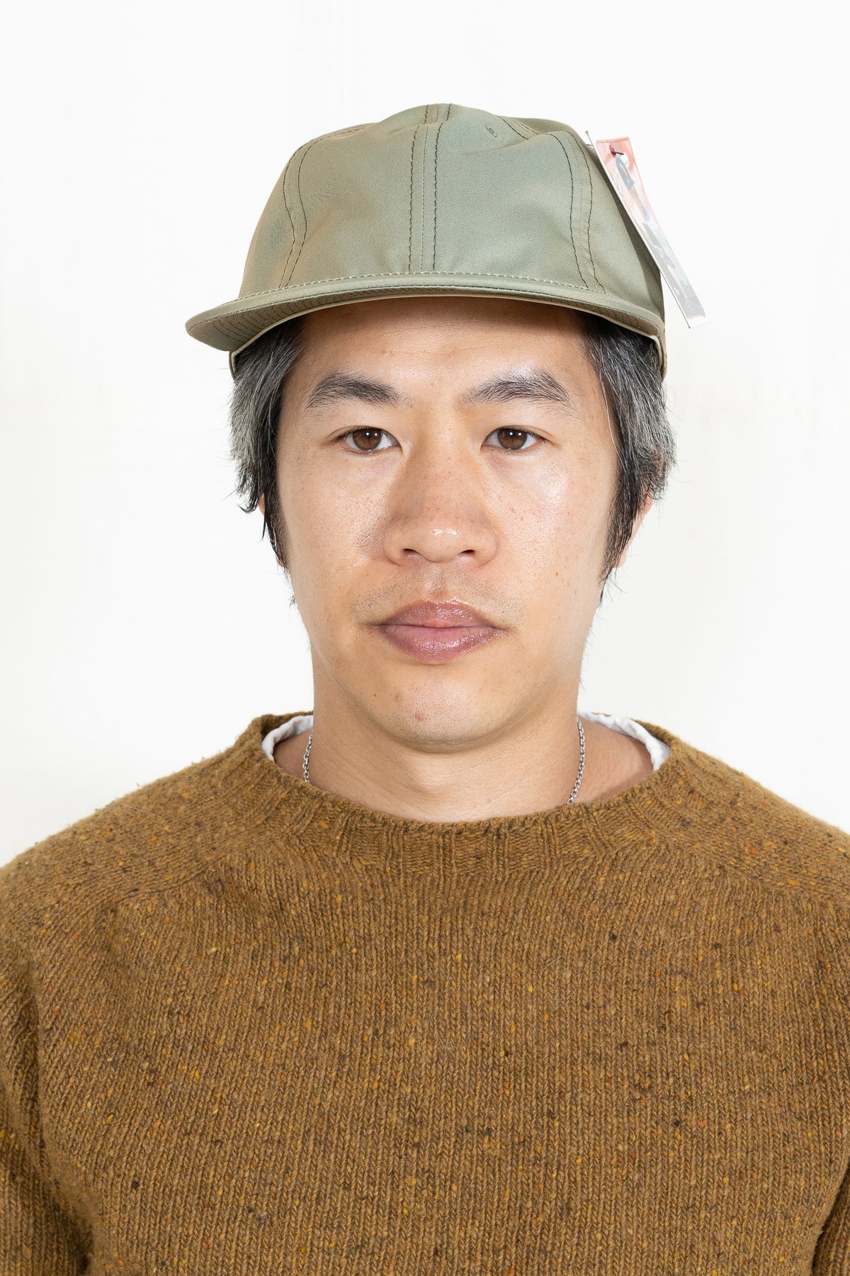 POTEN Gabardine Cap in Green
