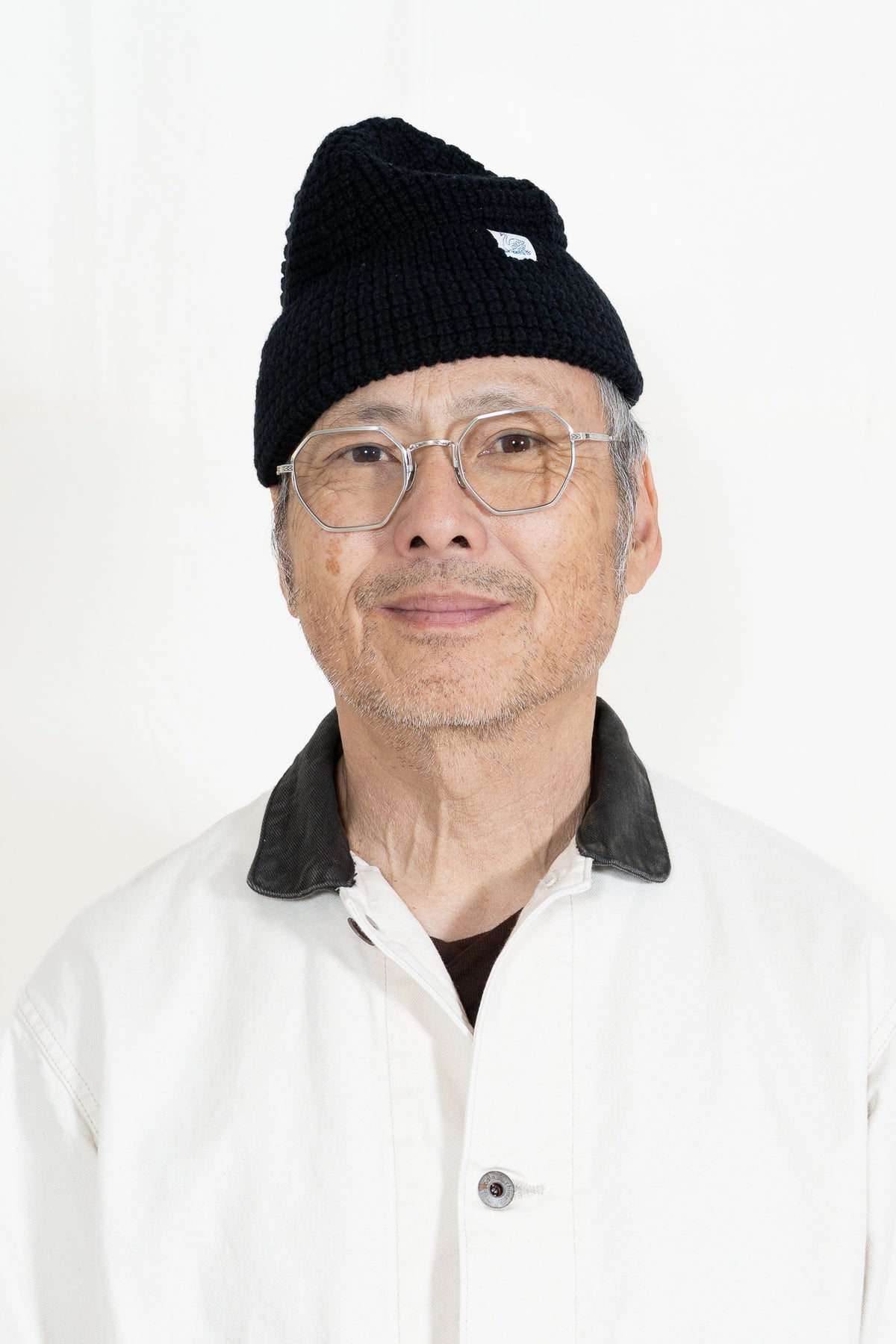 Merz b. Schwanen Waffle Knit Beanie in Black