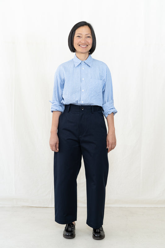 NICHOLSON & NICHOLSON Ecru-Chino Pants