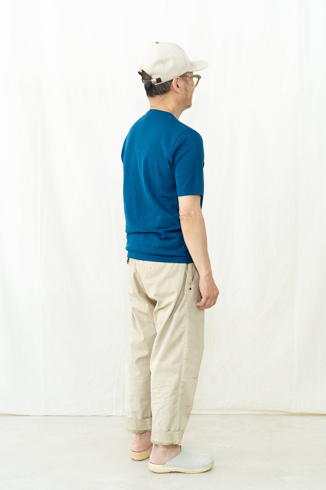 GRP TEC 1/14 Cotton Crepe Crewneck Sweater