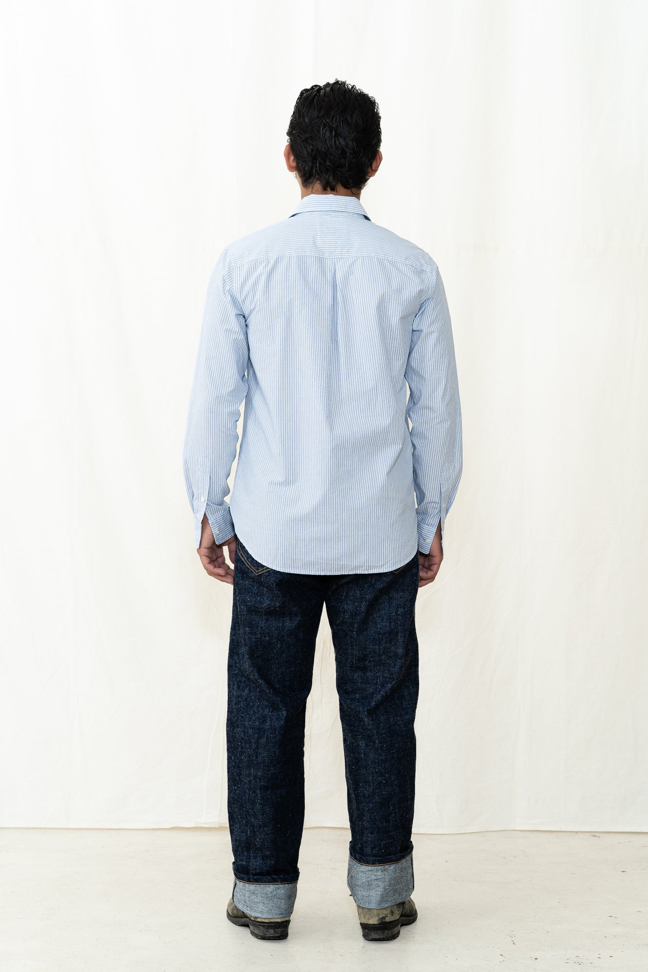 HANSEN Henri Shirt in Blue Stripes
