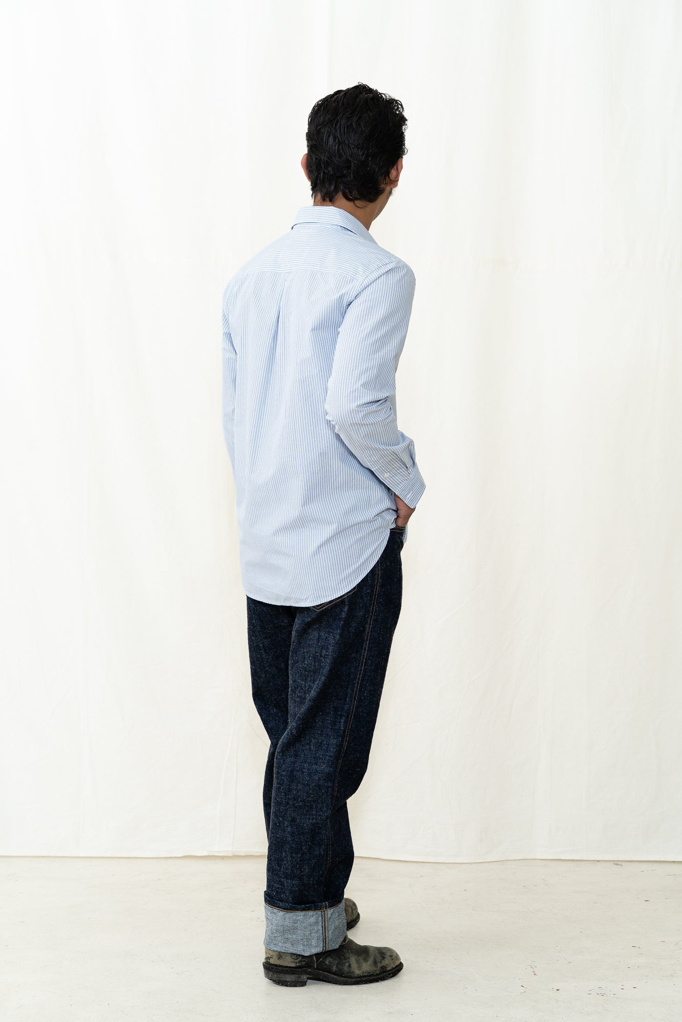 HANSEN Henri Shirt in Blue Stripes