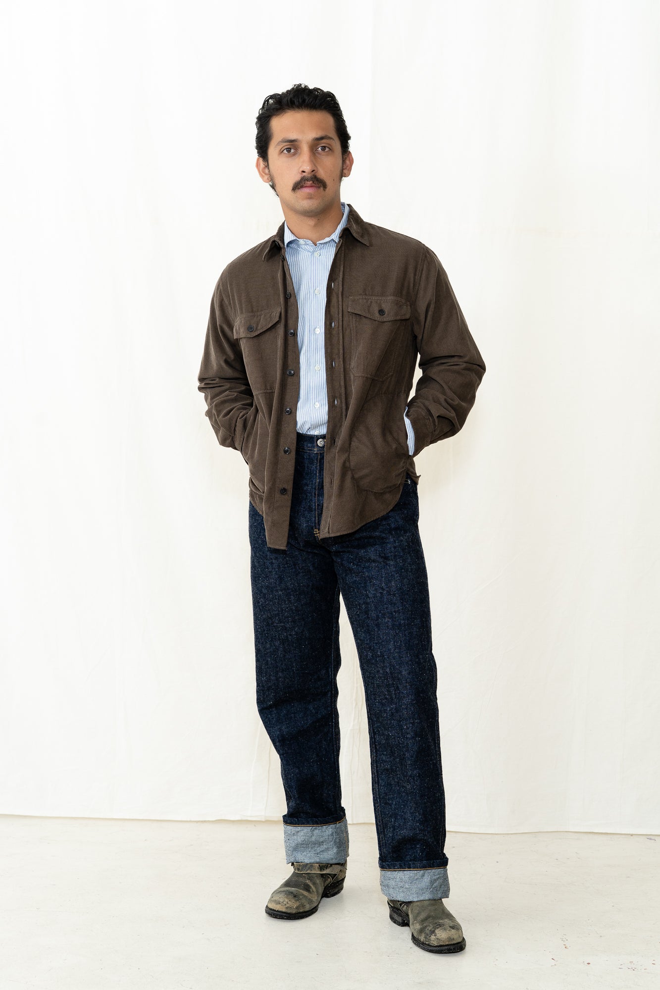 HANSEN Ruben Shirt in Wildebeest