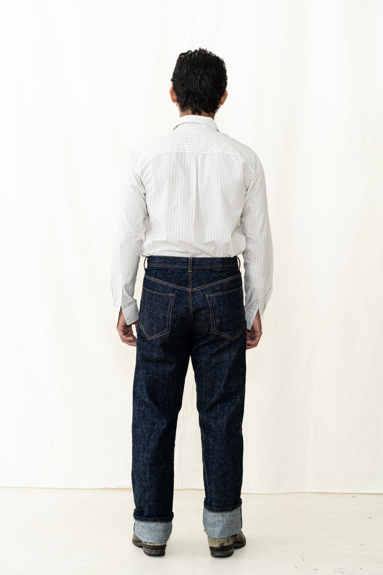 HANSEN Henri Shirt in Yellow Stripes
