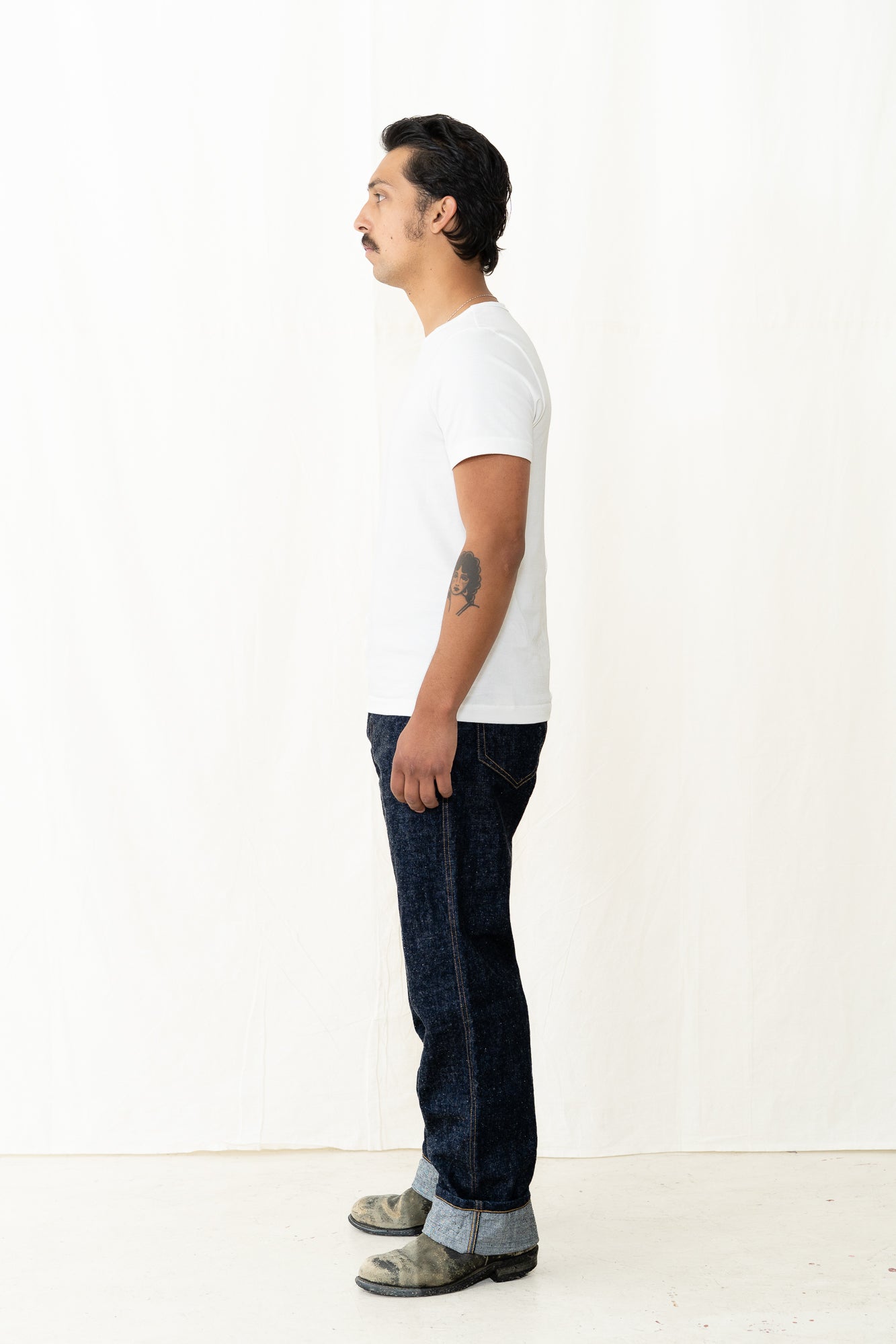 Merz b. Schwanen 215 Loopwheel T-Shirt -White