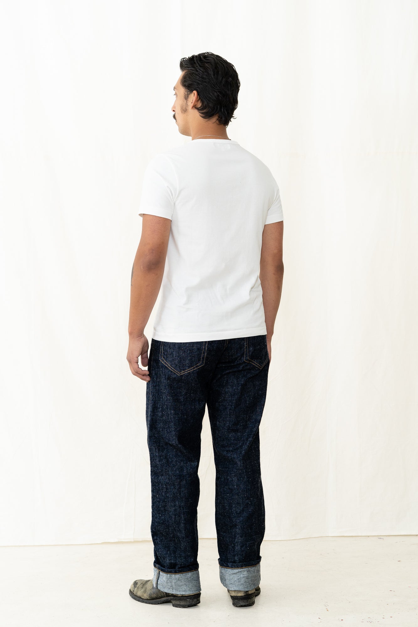 Merz b. Schwanen 215 Loopwheel T-Shirt -White