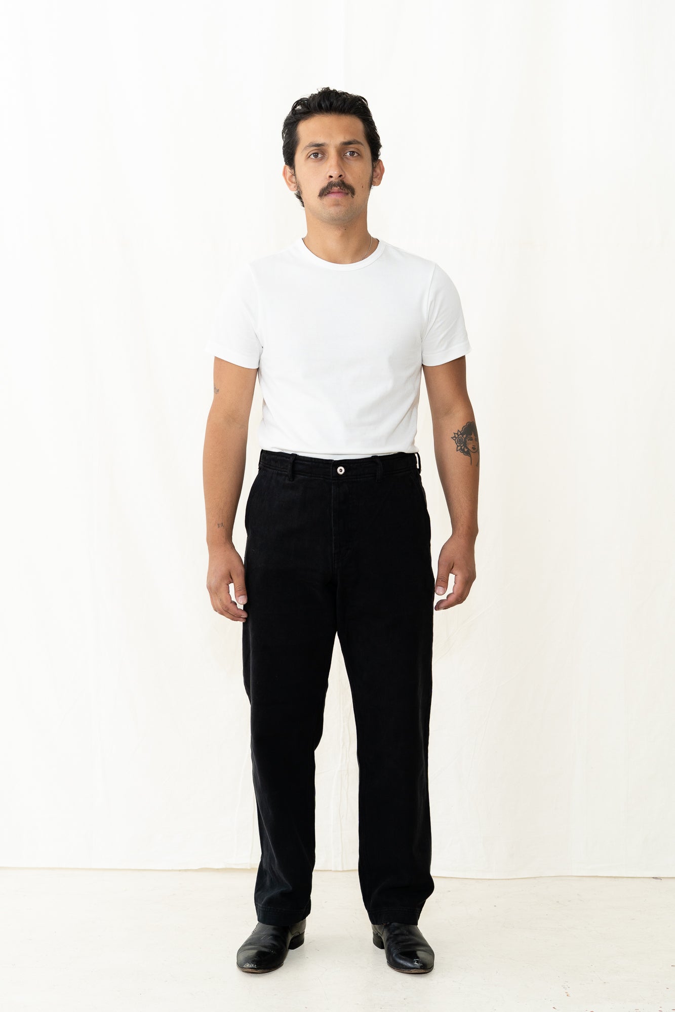 HANSEN Trygve Trouser in Washed Black