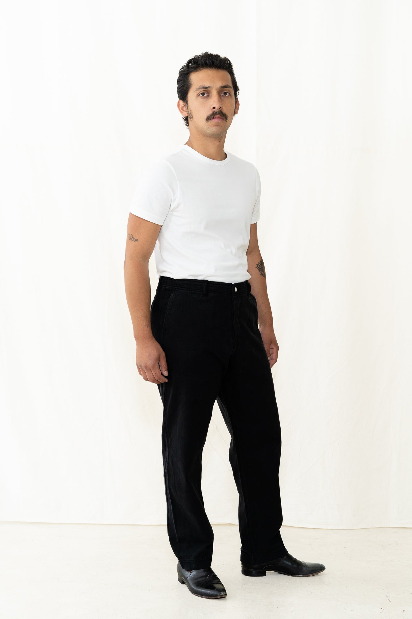 HANSEN Trygve Trouser in Washed Black