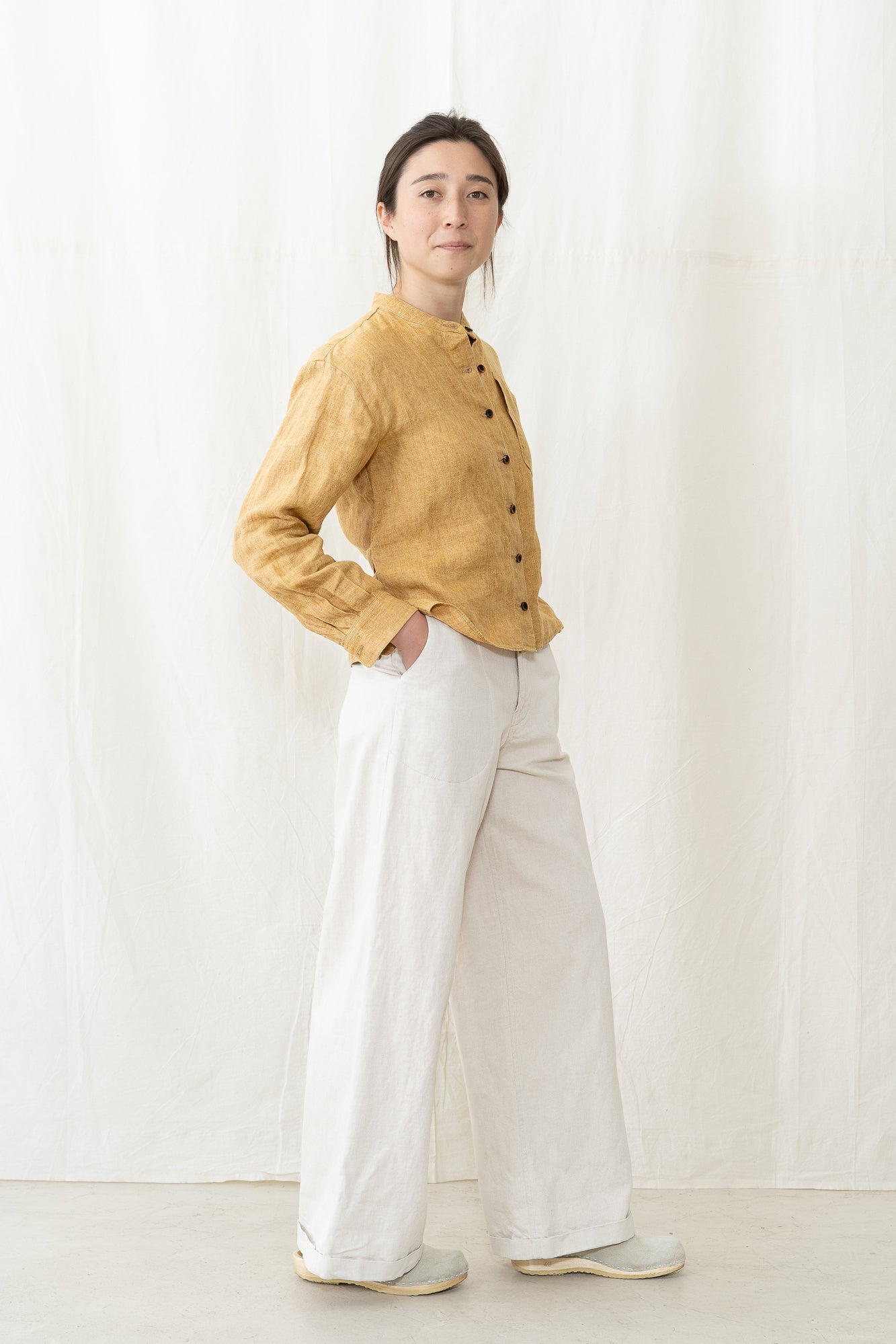 HYE SUN MUN Edith Belted Shirt