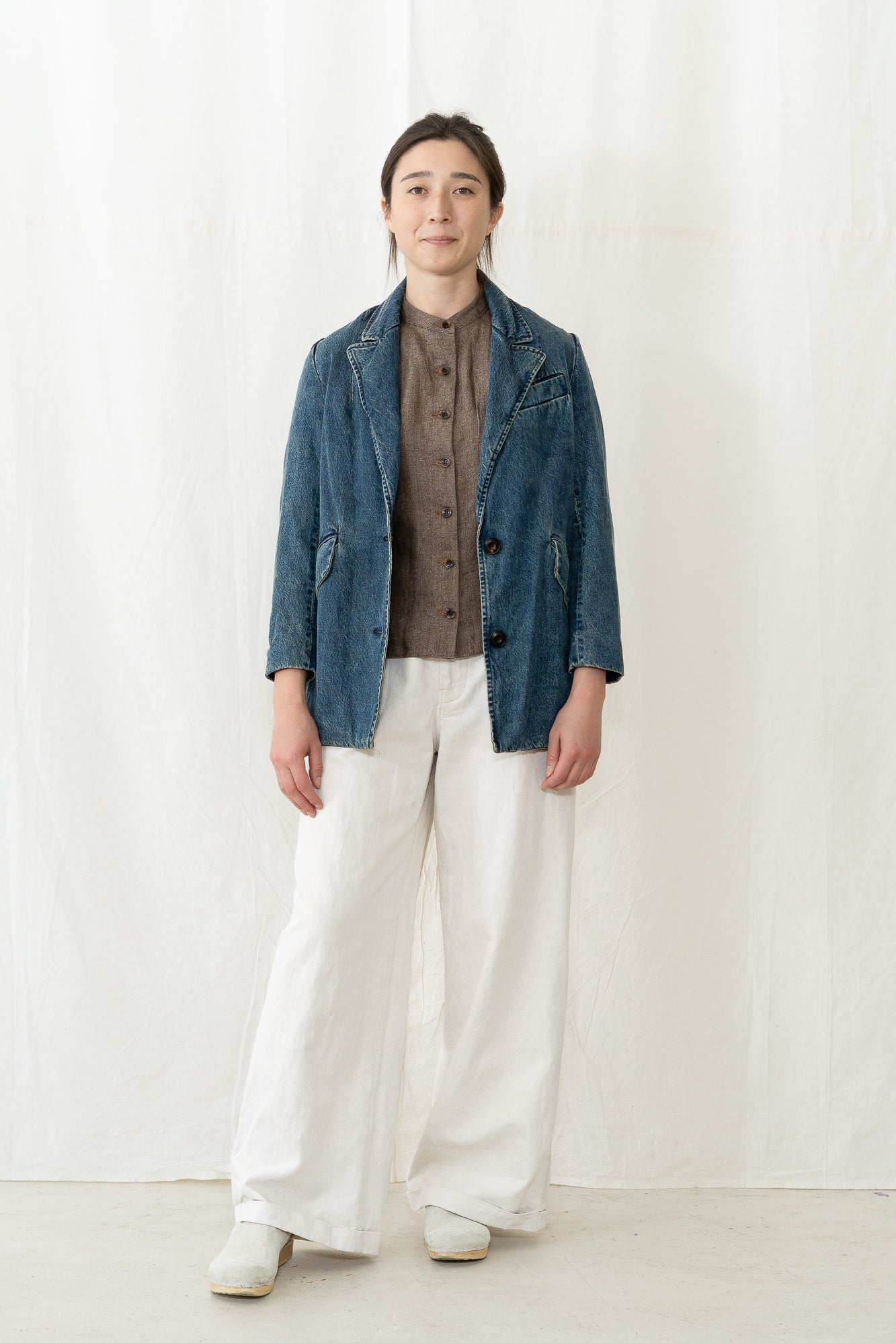 HYE SUN MUN Reese Denim Blazer