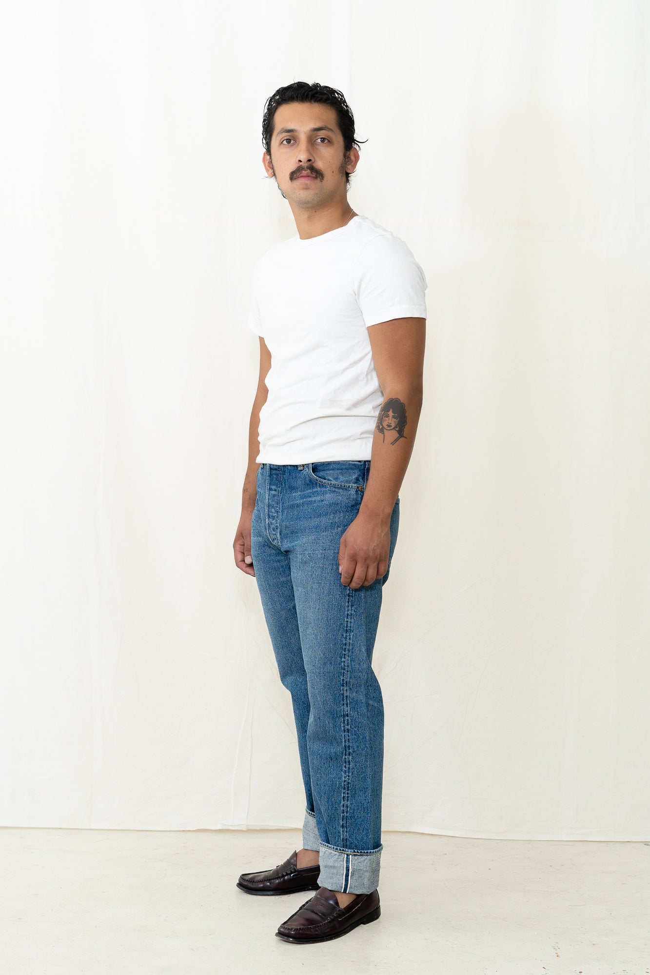 orSlow 105 Standard Denim Jeans – 2 Year Wash