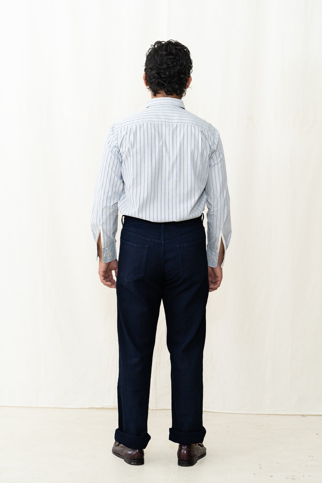 HANSEN Dean in Indigo Dobby